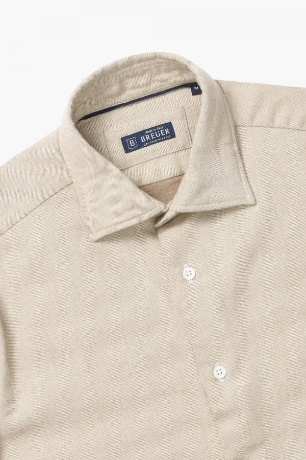 코튼 솔리드 플란넬 셔츠 RE3FMBASH301R82