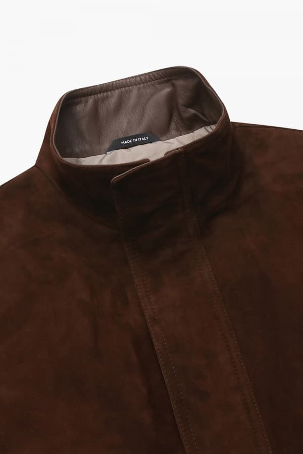 스웨이드 패딩 사파리 RE3FMBAOT803R89