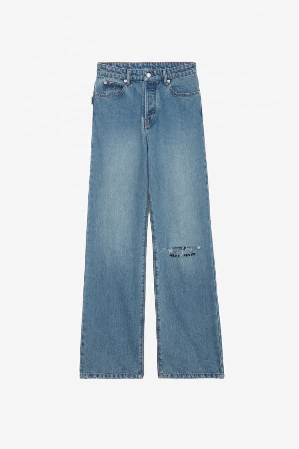 Evy Cut Denim Pants