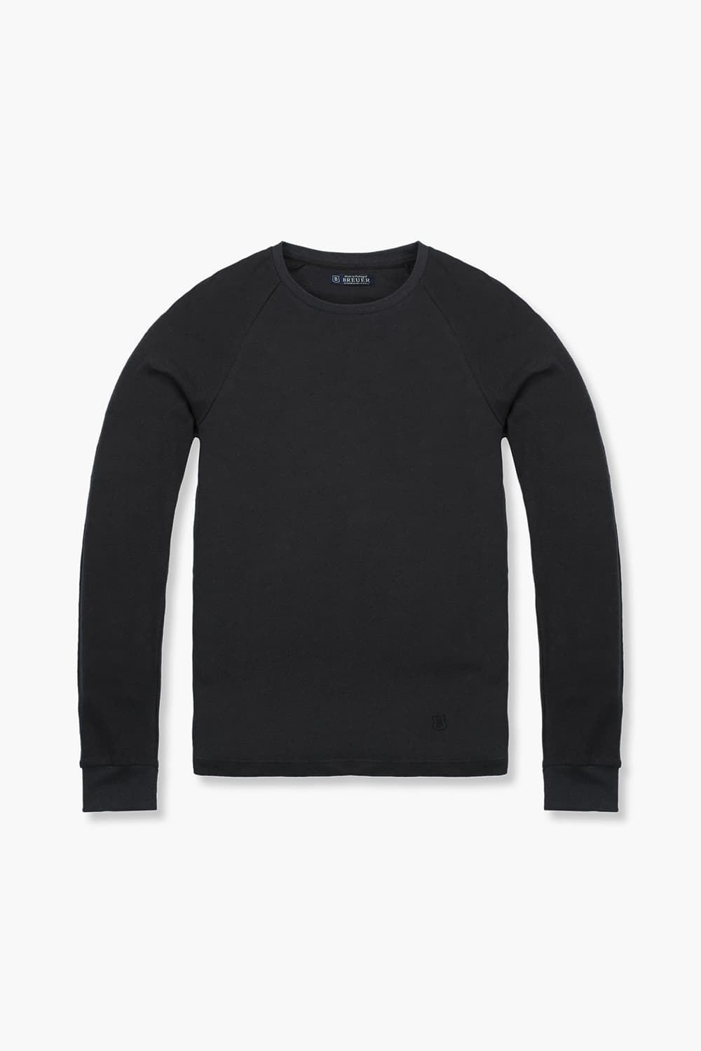 코튼 라운드 긴소매 래글런 티셔츠 네이비 RE2SMBAPO101R66