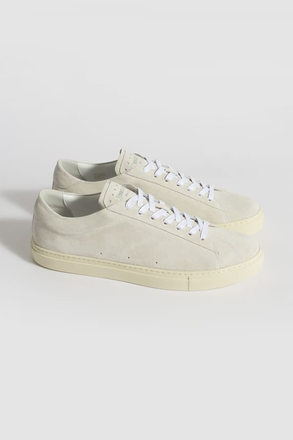 ATLANTIQUE Sustainable Suede Powder White