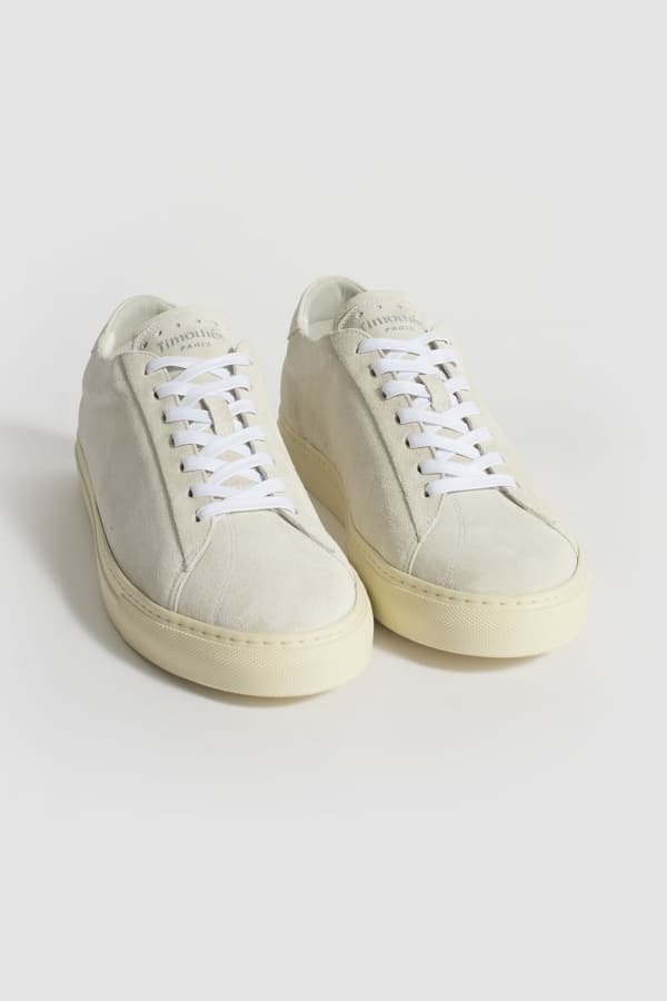 ATLANTIQUE Sustainable Suede Powder White