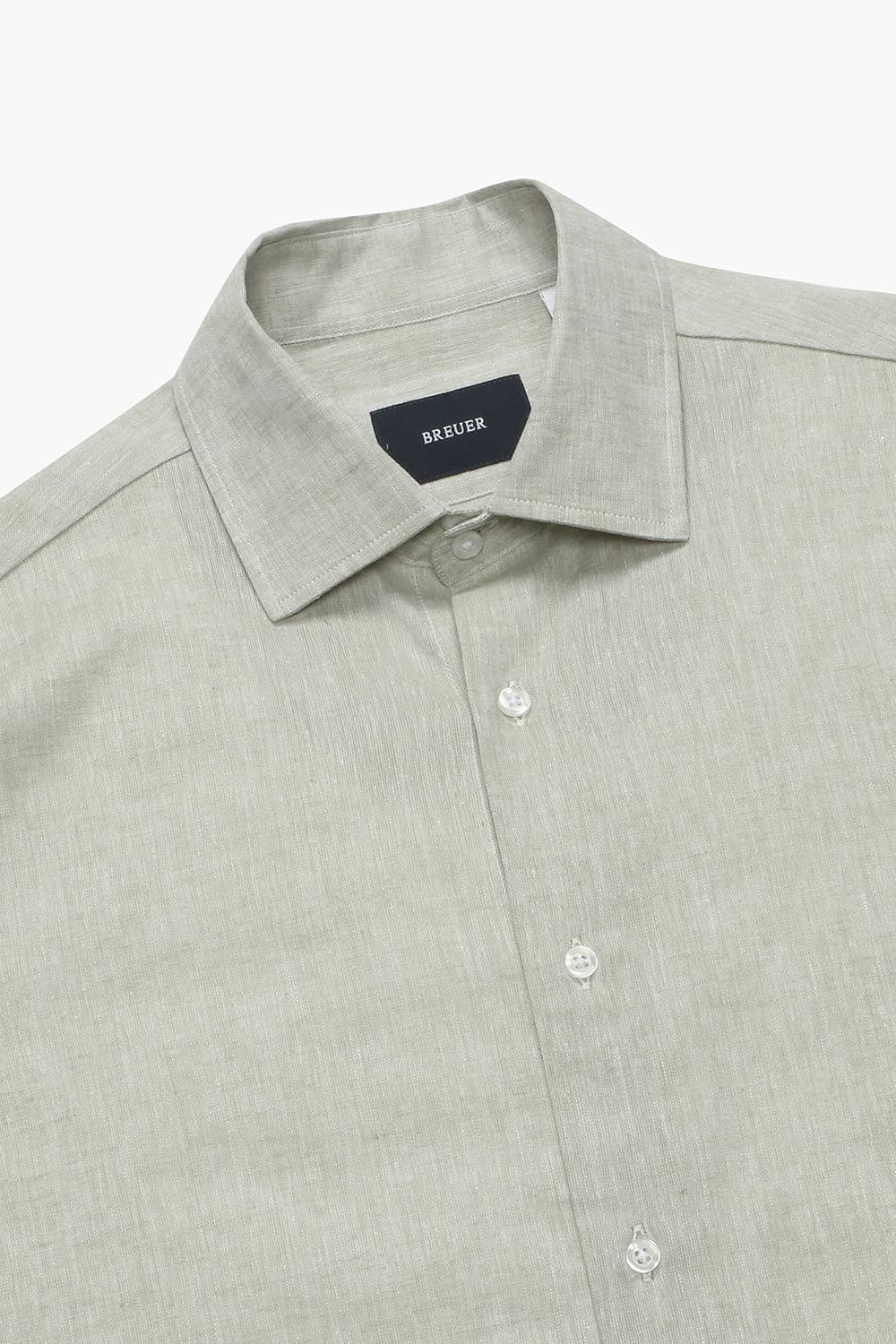 린넨믹스 솔리드 셔츠 라이트 그린 RE3SMBASH801R74