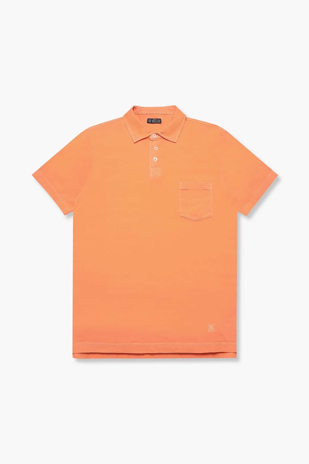 코튼 폴로 반소매 티셔츠 오렌지 RE3SMBAPO501R40