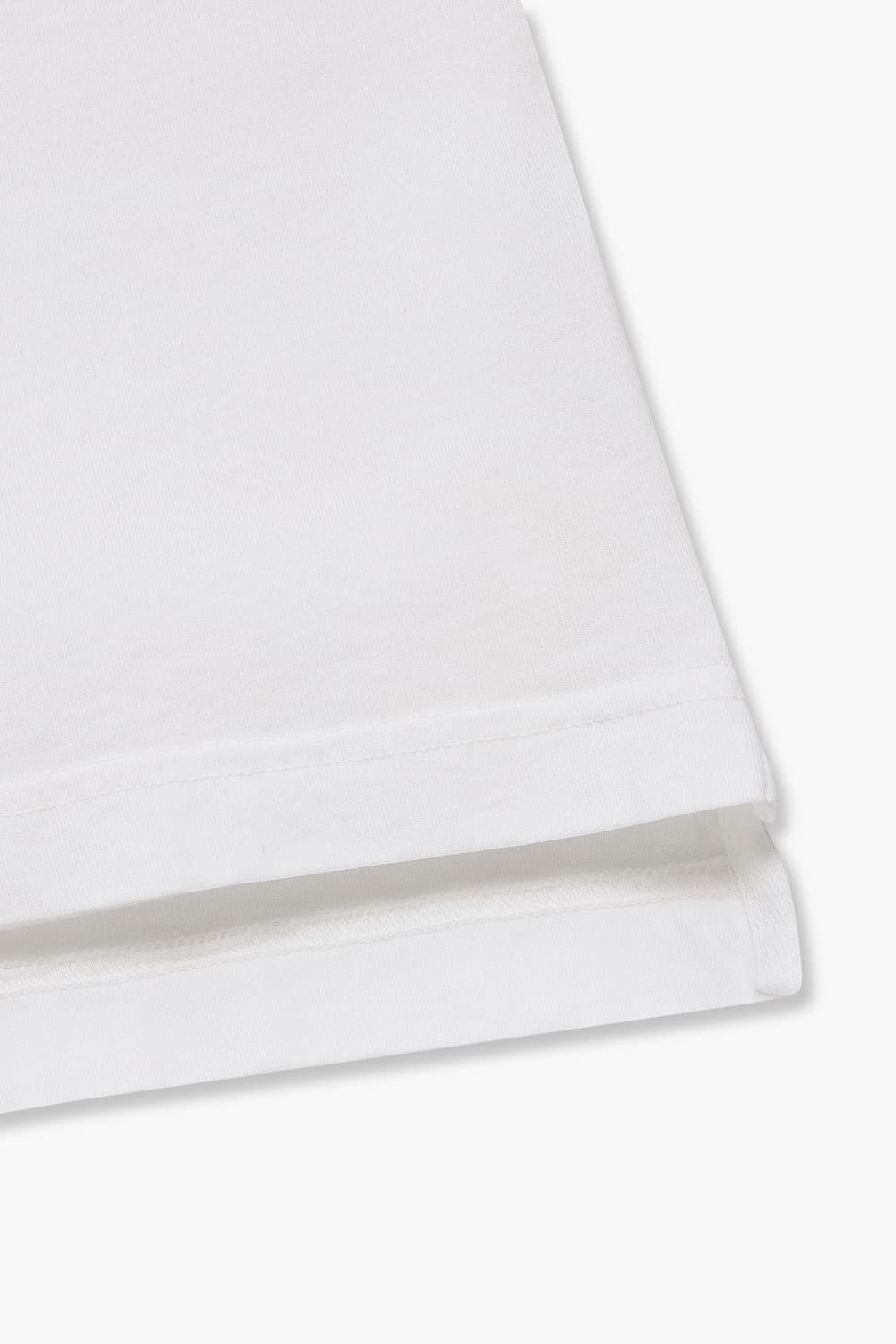 코튼 폴로 반소매 티셔츠 (노포켓) 화이트 RE3SMBAPO502R01