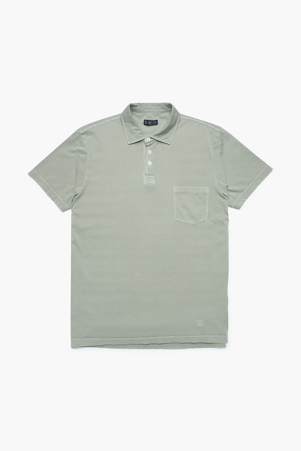 코튼 폴로 반소매 티셔츠 라이트 카키 RE3SMBAPO501R72