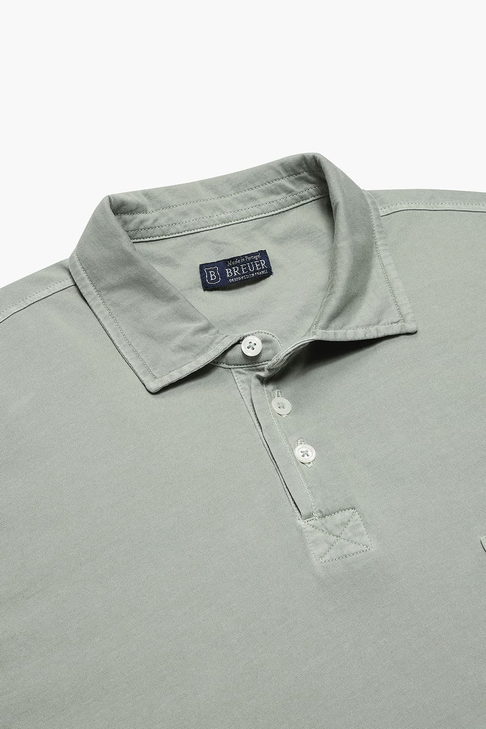 코튼 폴로 반소매 티셔츠 라이트 카키 RE3SMBAPO501R72