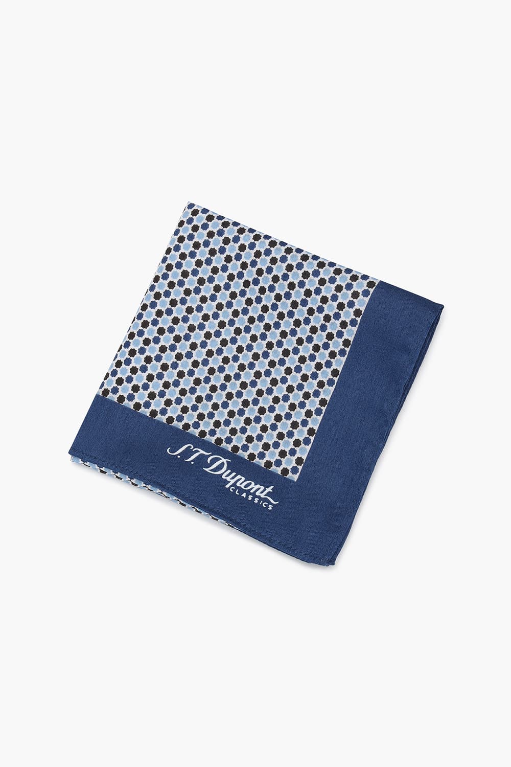 패턴 1004 코튼 손수건 블루 SE5SMA381004SBU