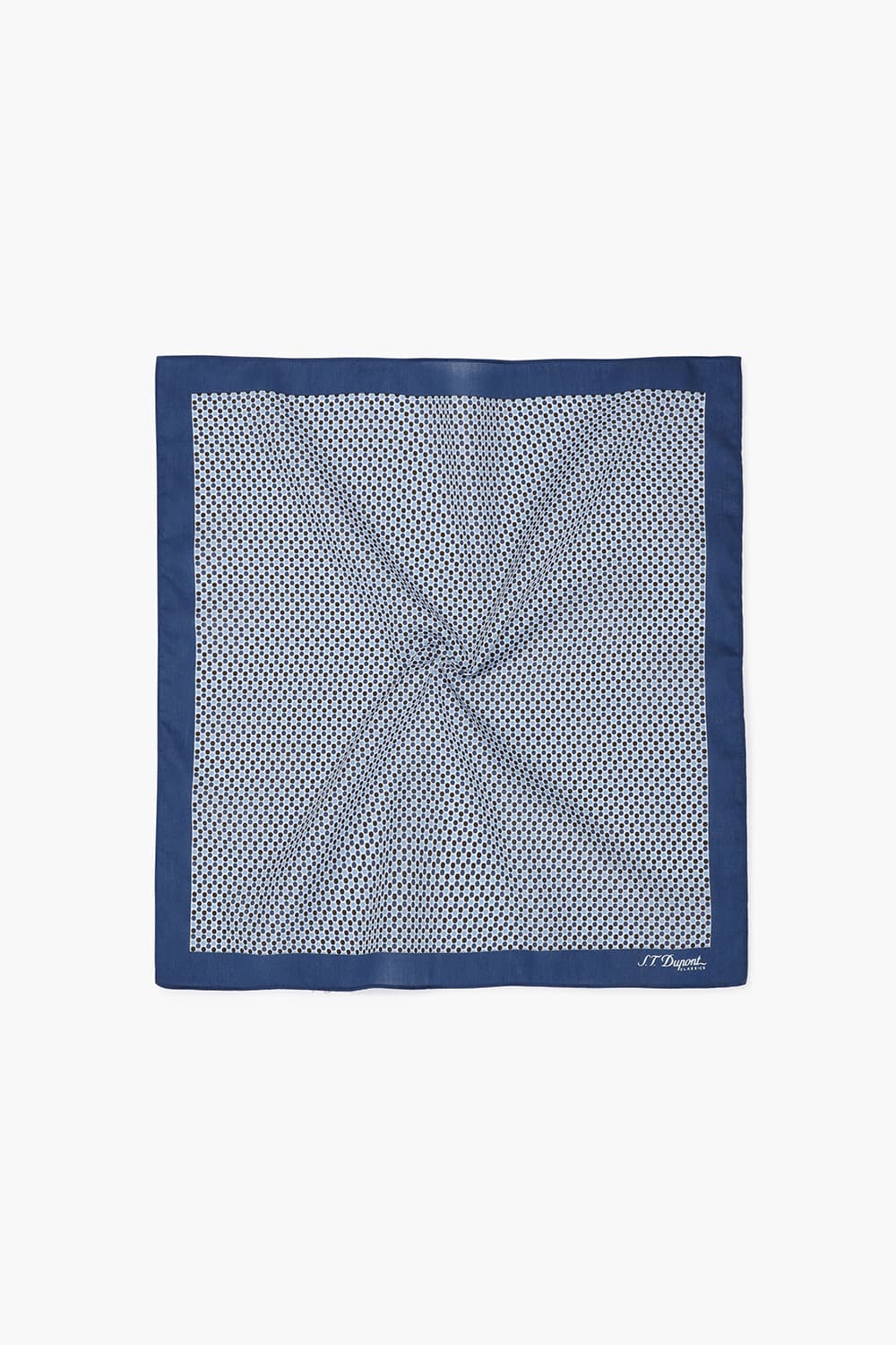 패턴 1004 코튼 손수건 블루 SE5SMA381004SBU