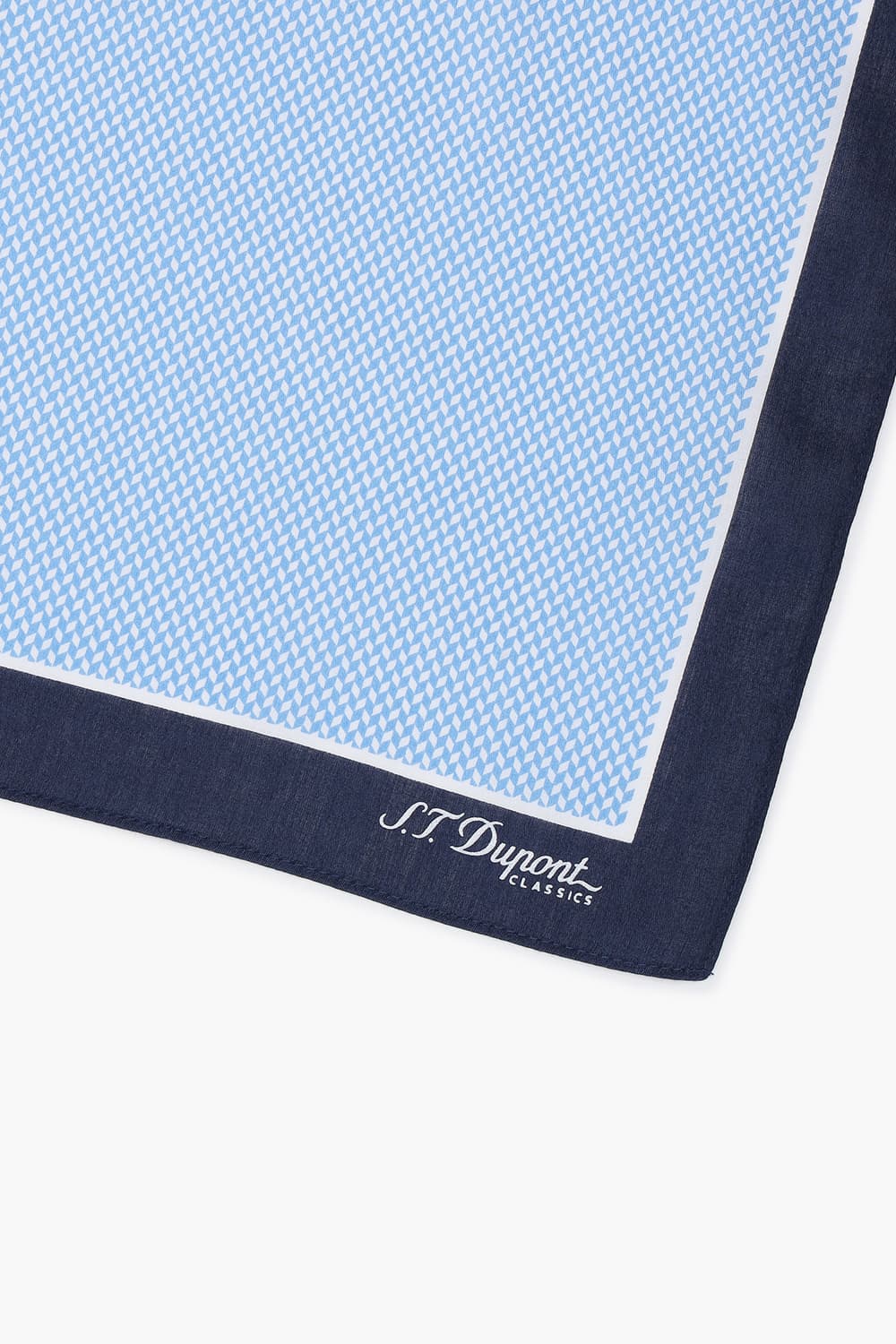패턴 1001 코튼 손수건 블루 SE5SMA381001SBU