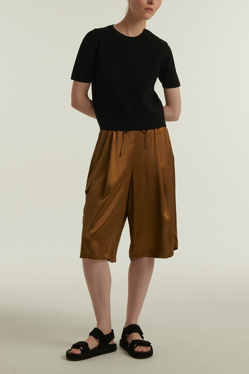 스트레치 숏슬리브스 니트 CE4SFYSTP027C99