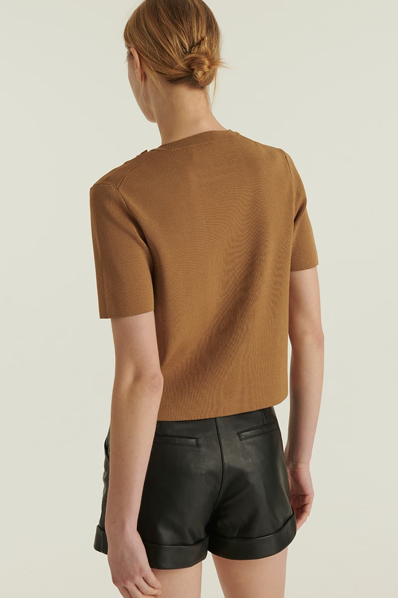 스트레치 숏슬리브스 니트 CE4SFYSTP027C85