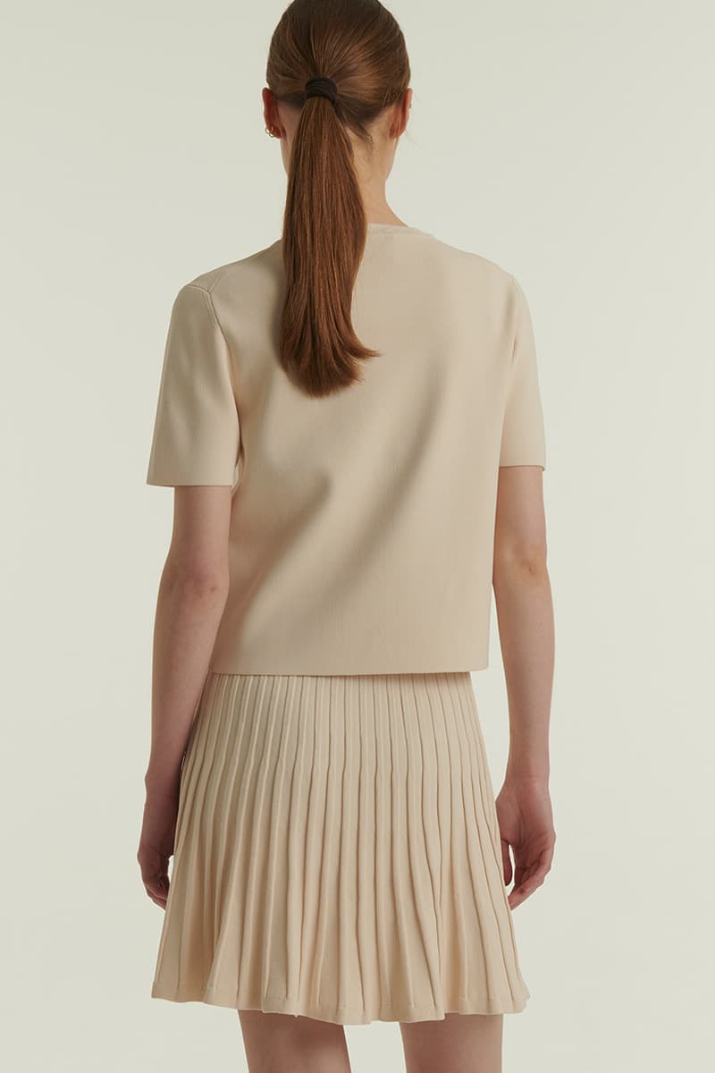 스트레치 숏슬리브스 니트 CE4SFYSTP027C01