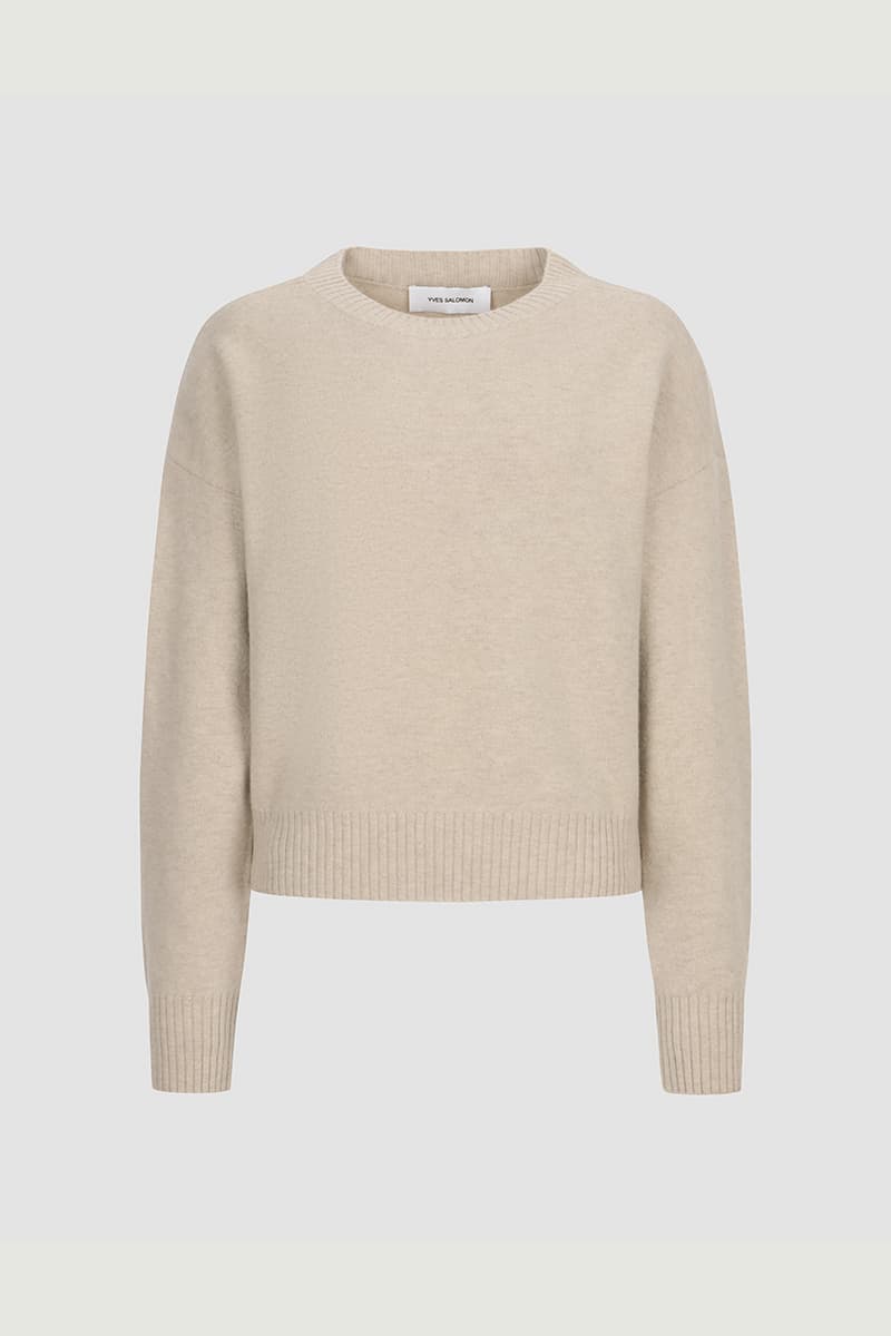 메리노 베이지 니트 CE4SFYSTP017C85