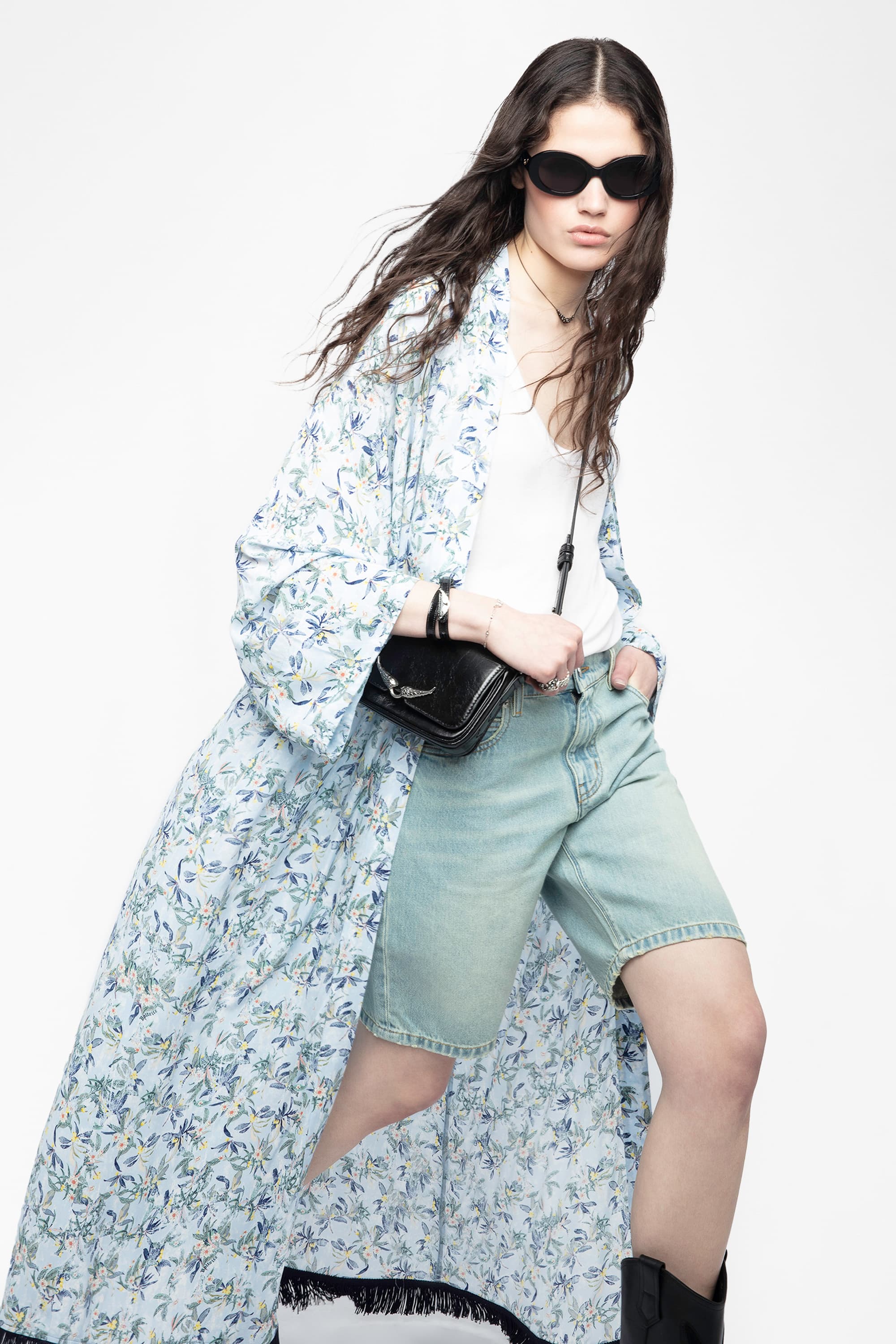 Kimono Flower Cardigan