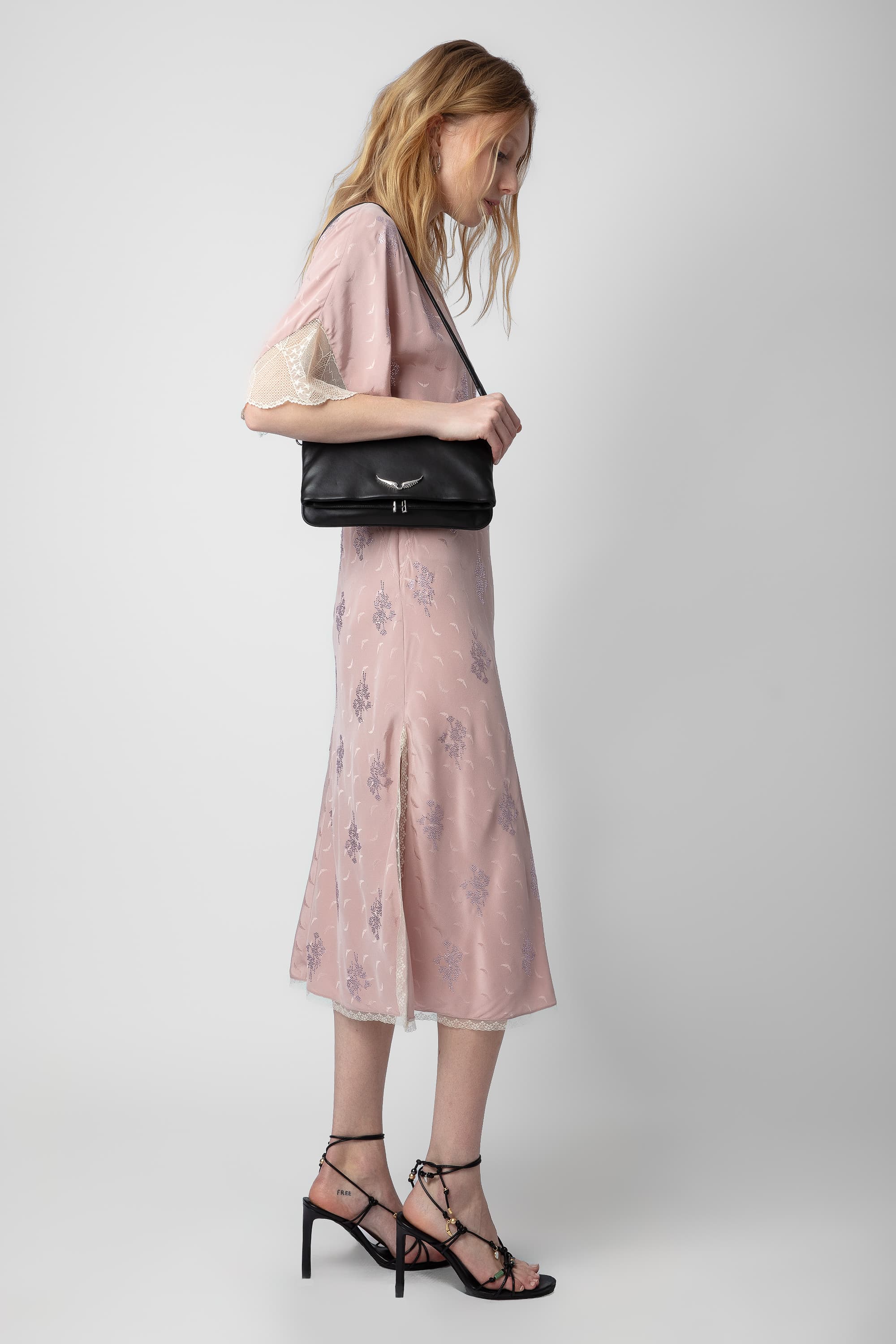 Rey Silk Jacquard Dress