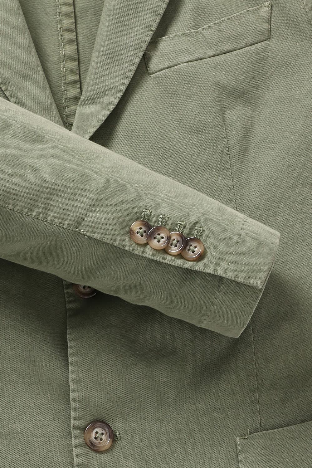 면 혼방 셰비 가먼트다잉 테일러드 자켓 GSP3531P353108