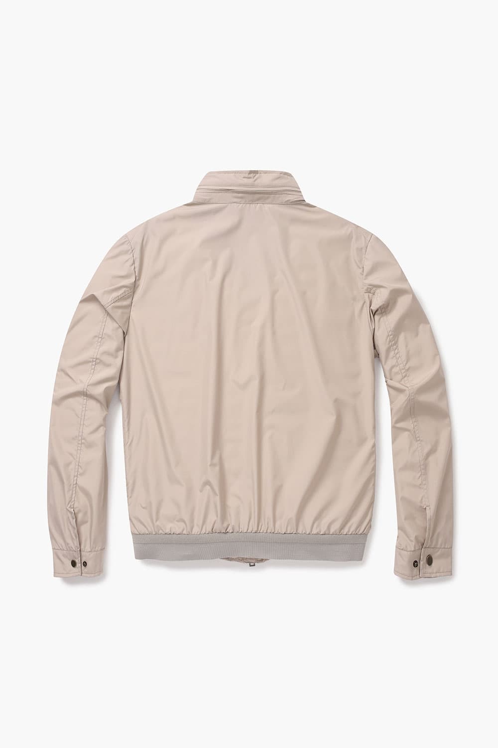 우븐 베이직 블루종 베이지 점퍼