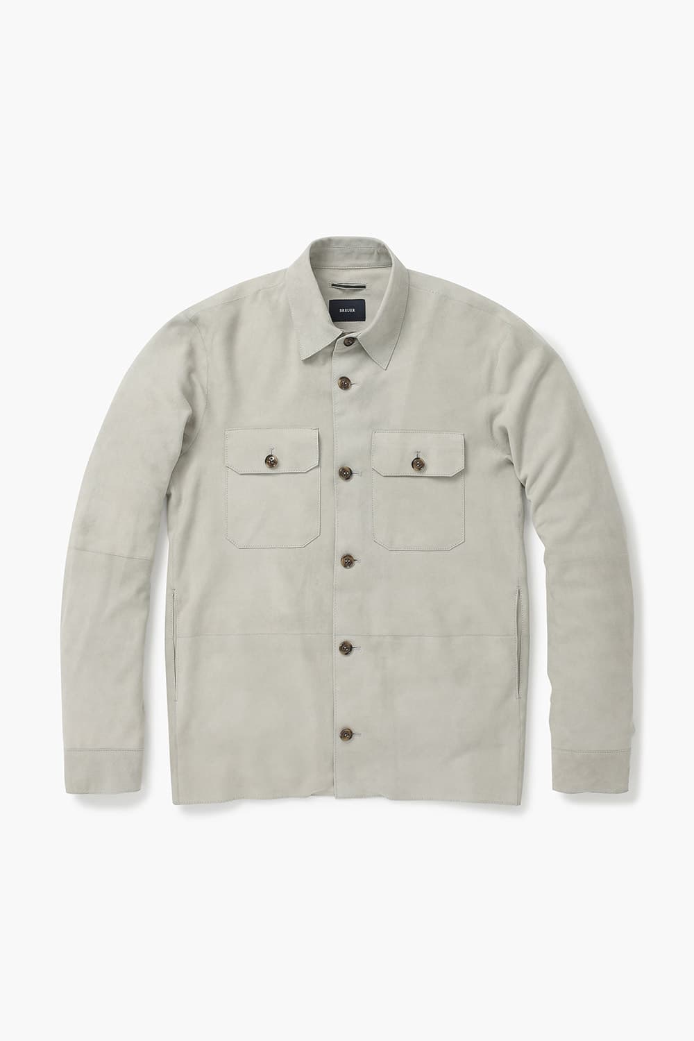 고트스킨 셔츠형 캐주얼 자켓 4S166U33PEL58397