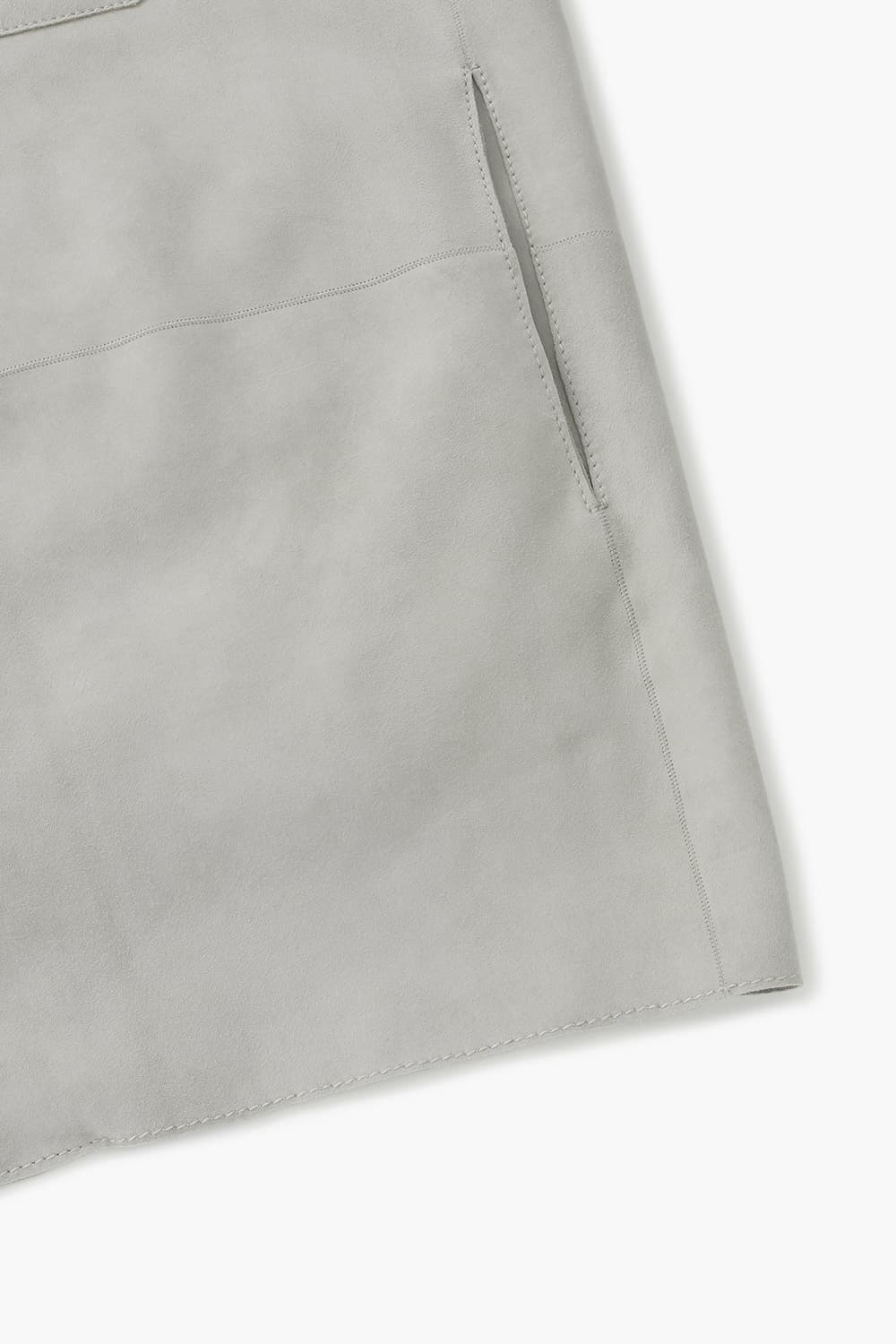 고트스킨 셔츠형 캐주얼 자켓 4S166U33PEL58397