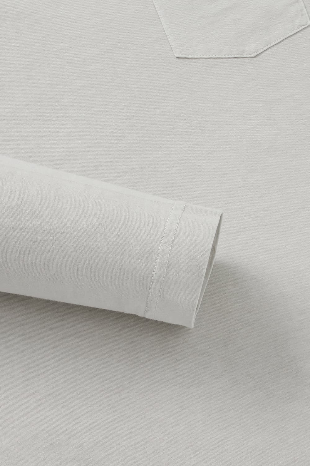 코튼 포켓 카라넥 긴소매 티셔츠 67880P461807