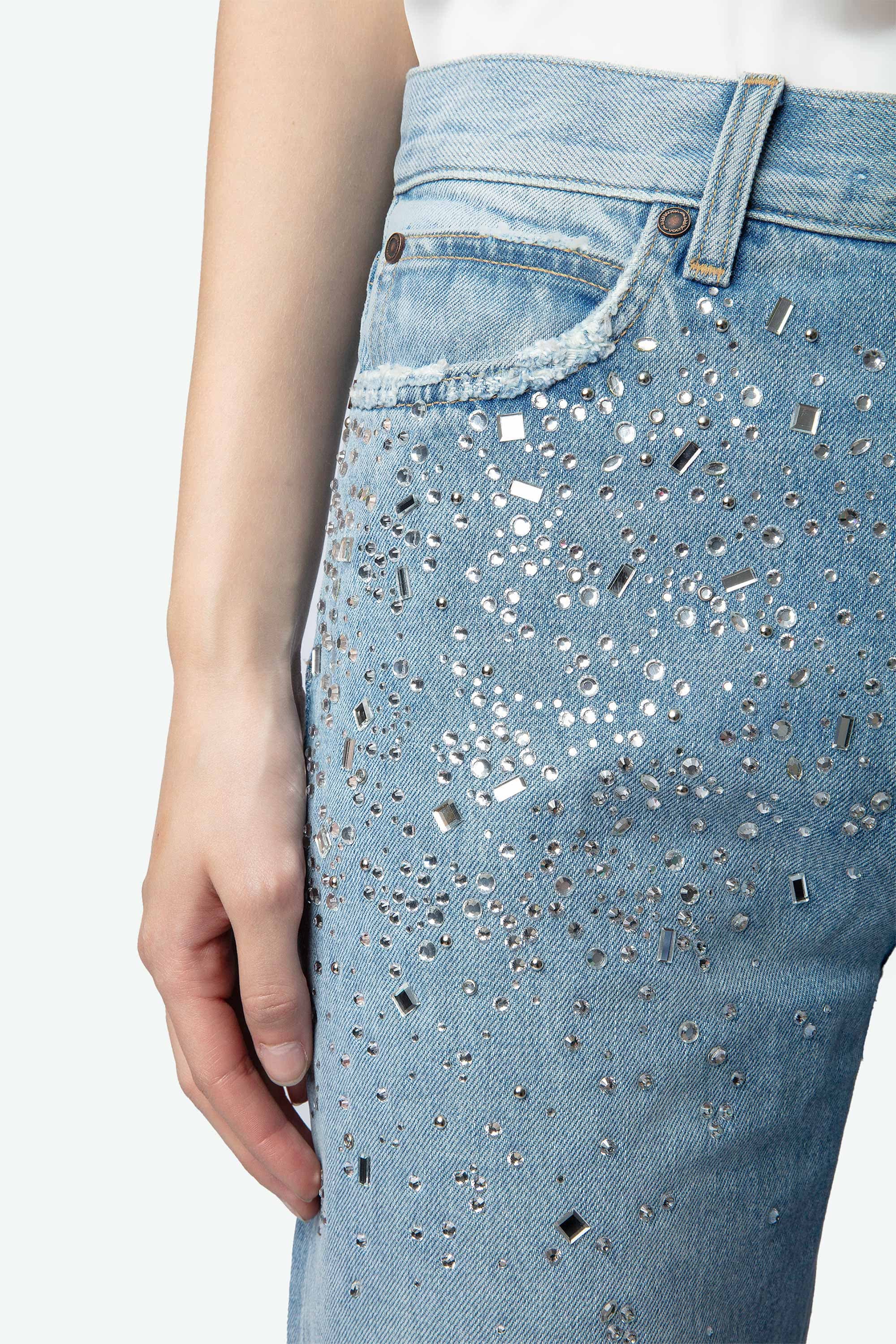 Stevie Strass Denim Pants