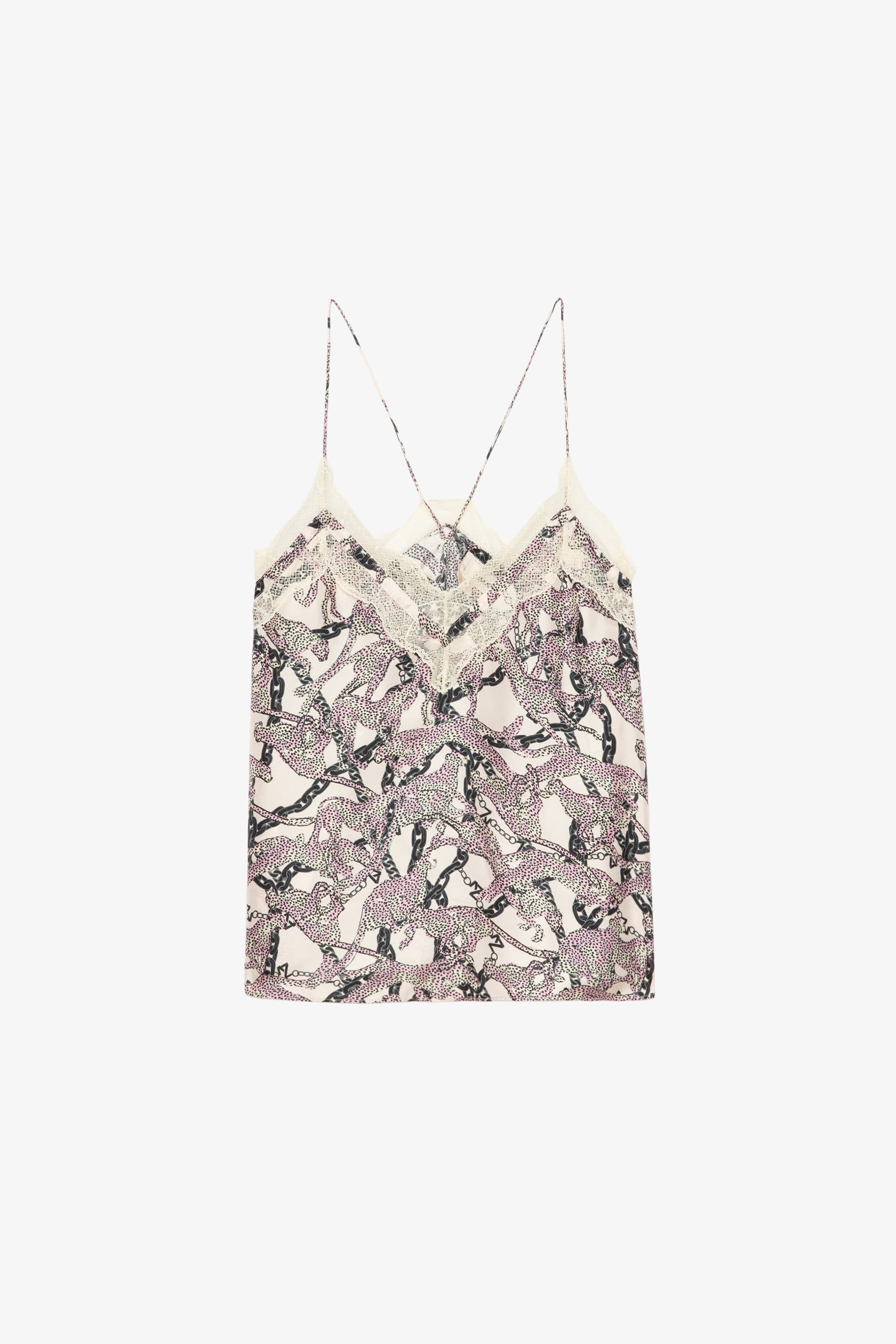 Christo Chain Silk Camisole