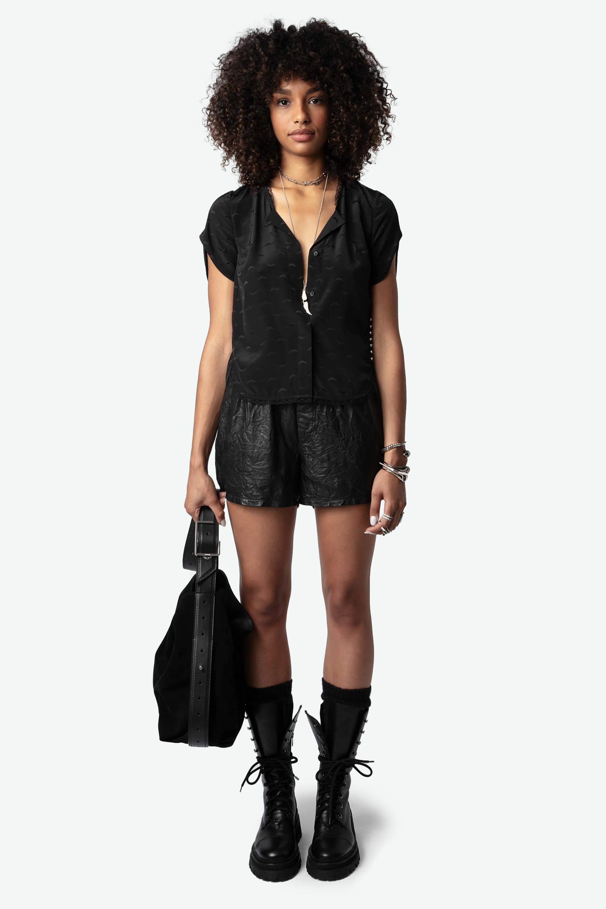 Tiffiny Wings Silk Blouse