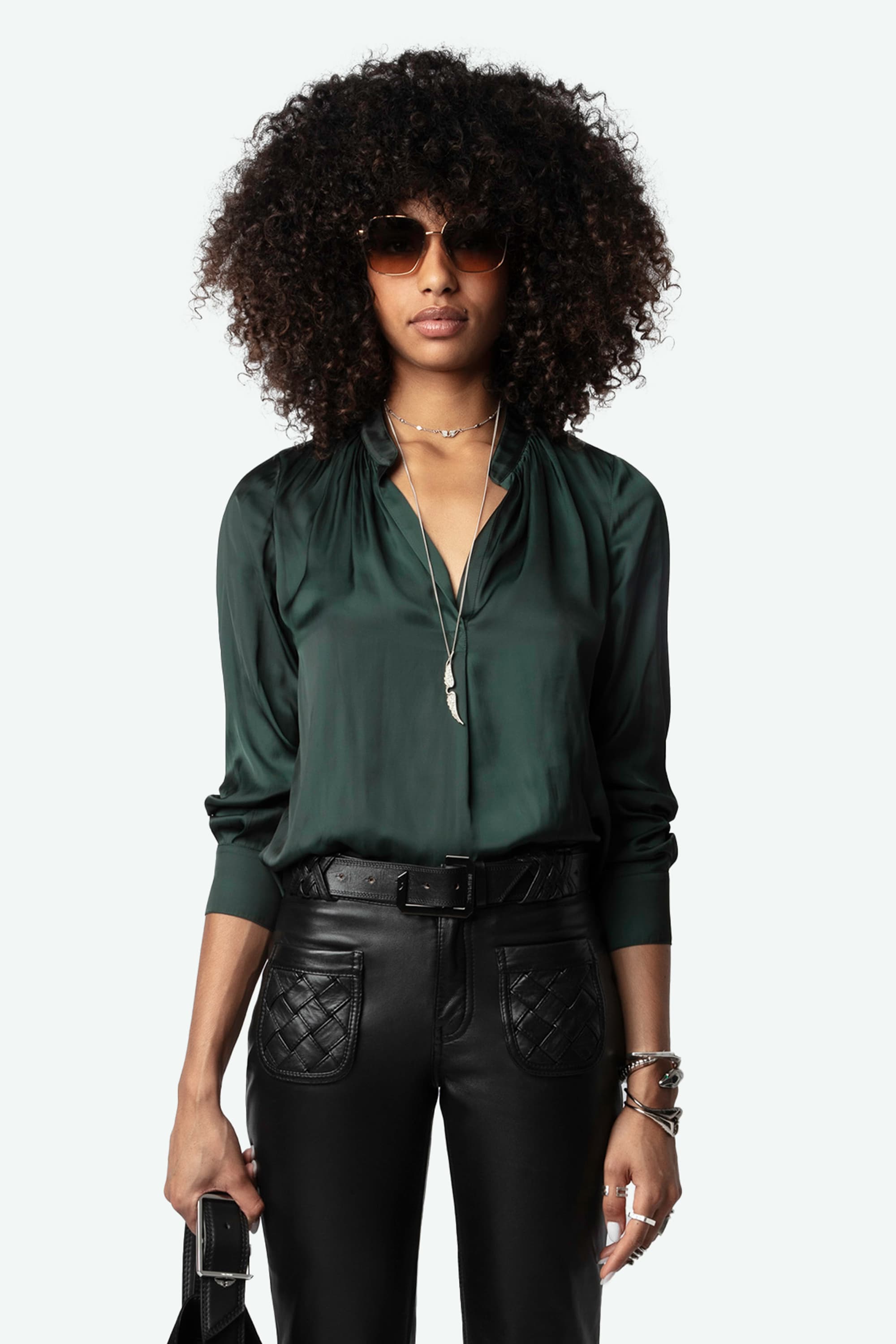 Tink Satin Blouse