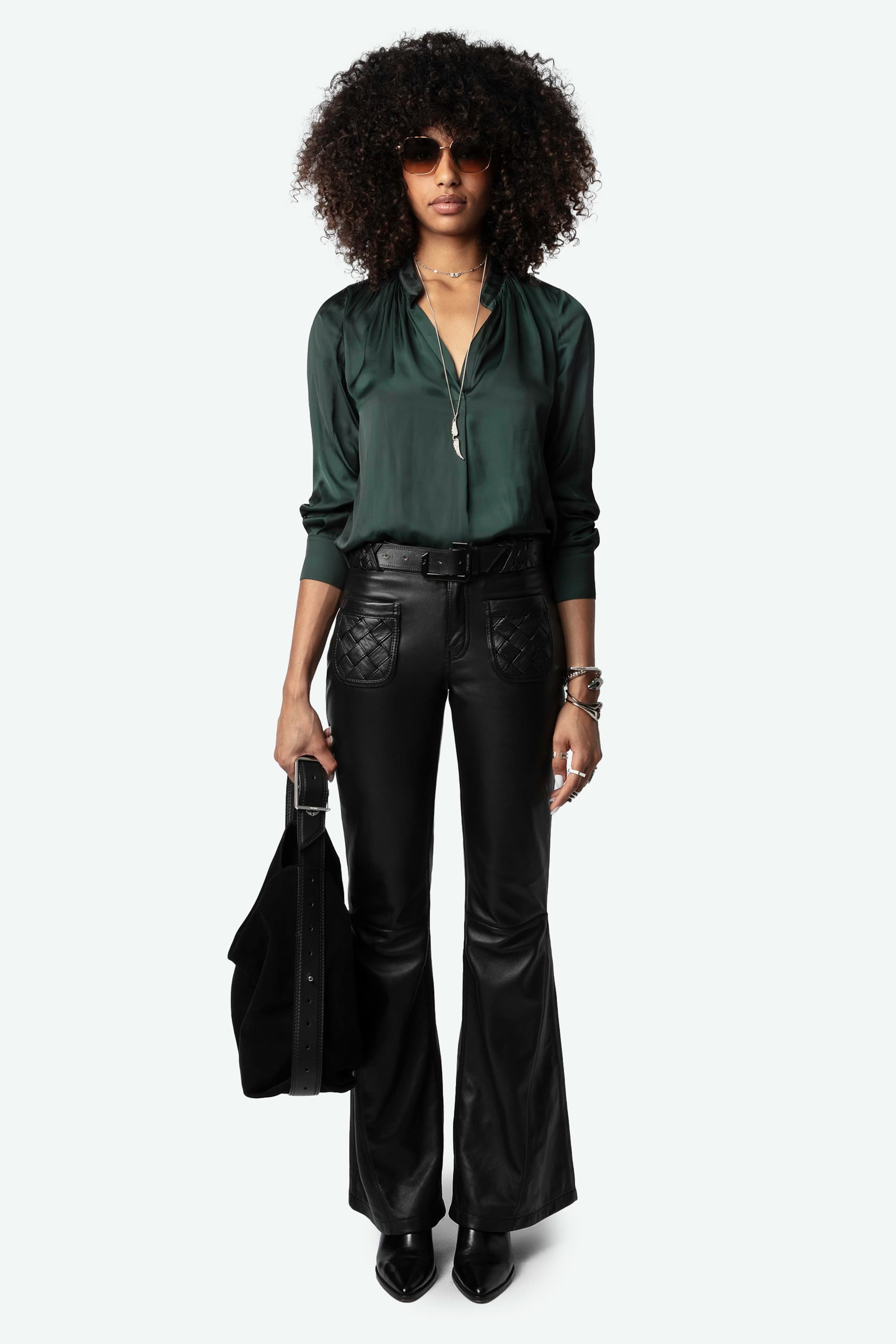 Tink Satin Blouse
