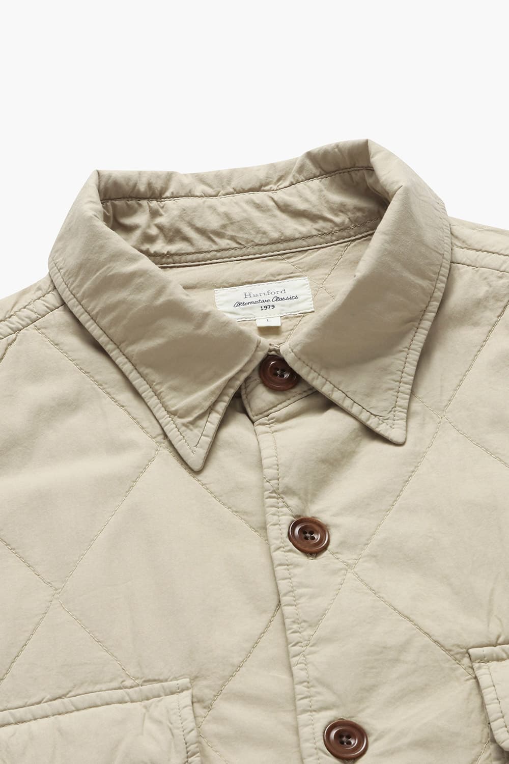 PETER 코튼 퀼팅 셔츠형 캐주얼 자켓 BB23110 53