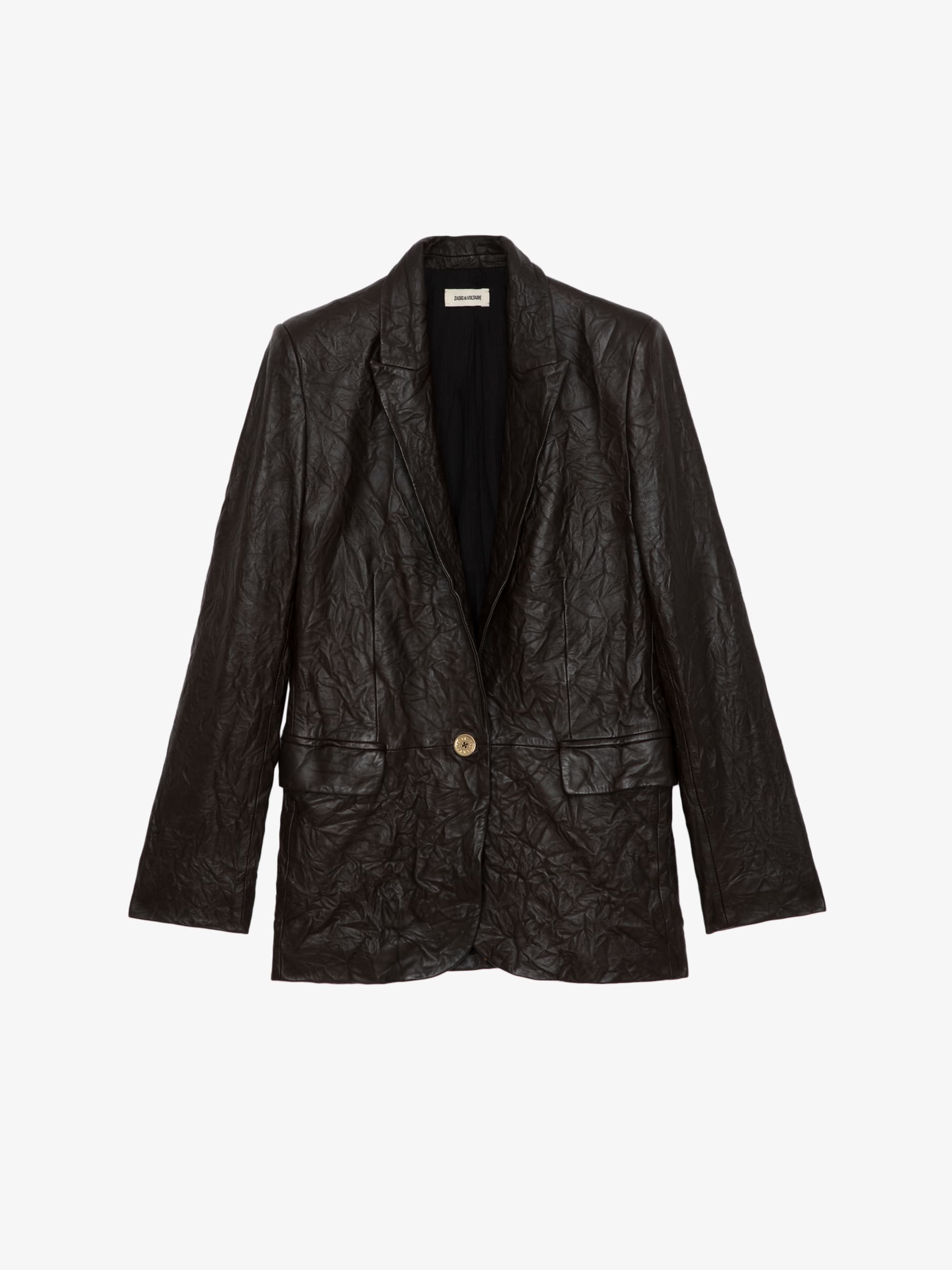 Valse Crinkled Leather Jacket