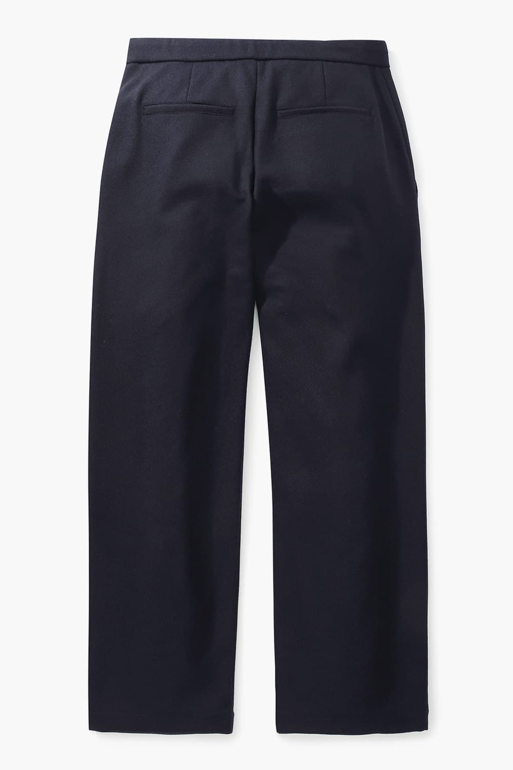 TROUSERS 울 와이드 101 다크네이비 캐주얼 팬츠