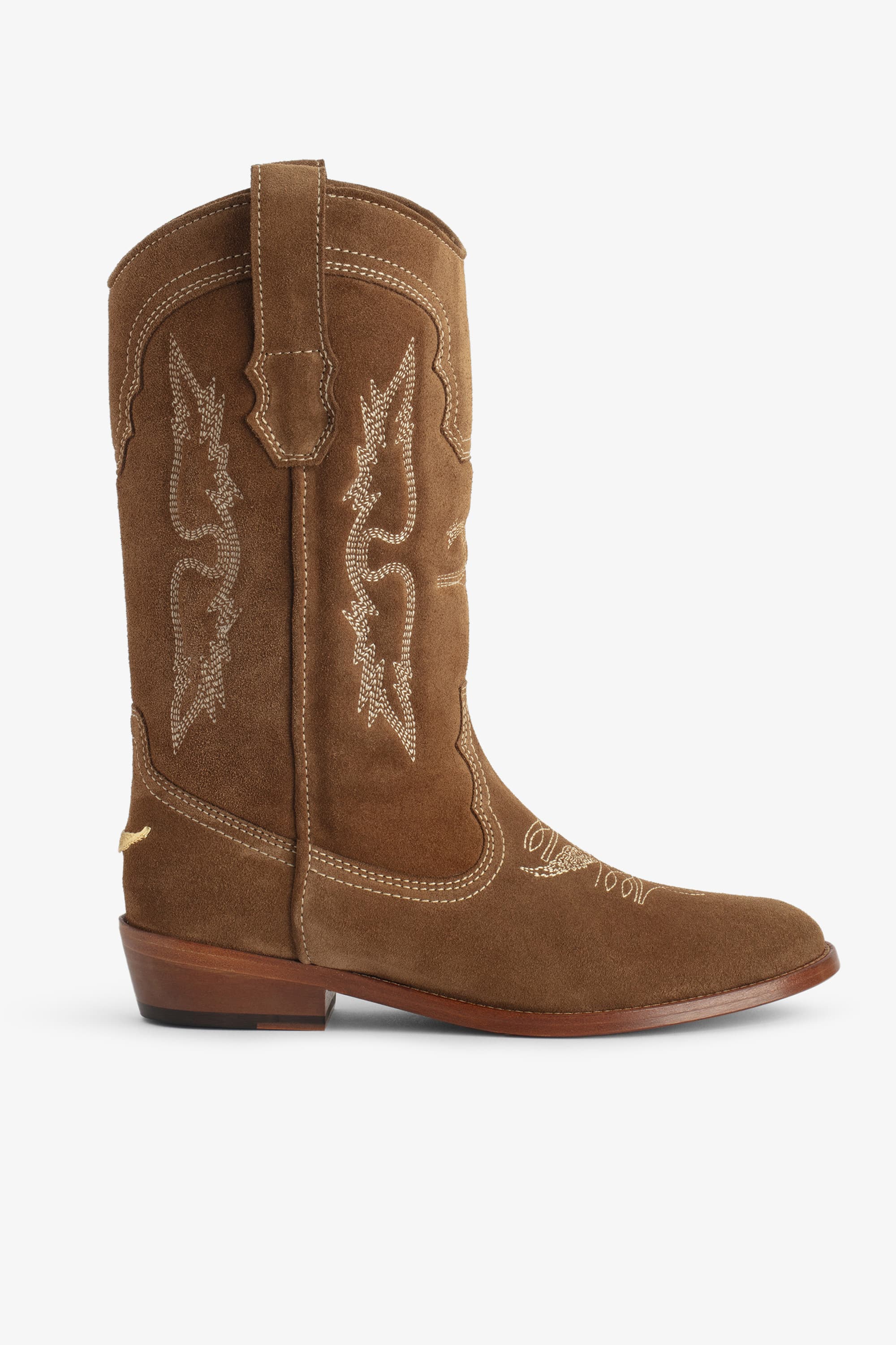 Tex Western Suede Boots