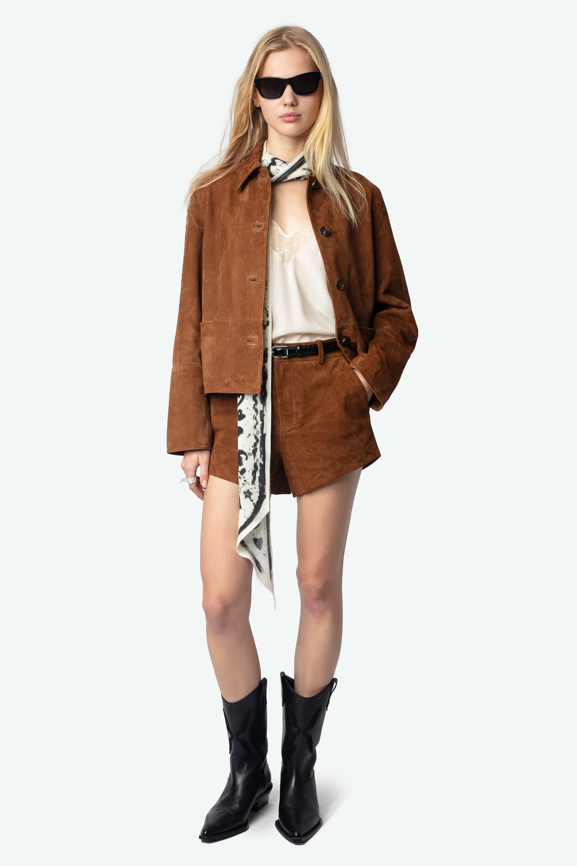 Siddy Suede Shorts