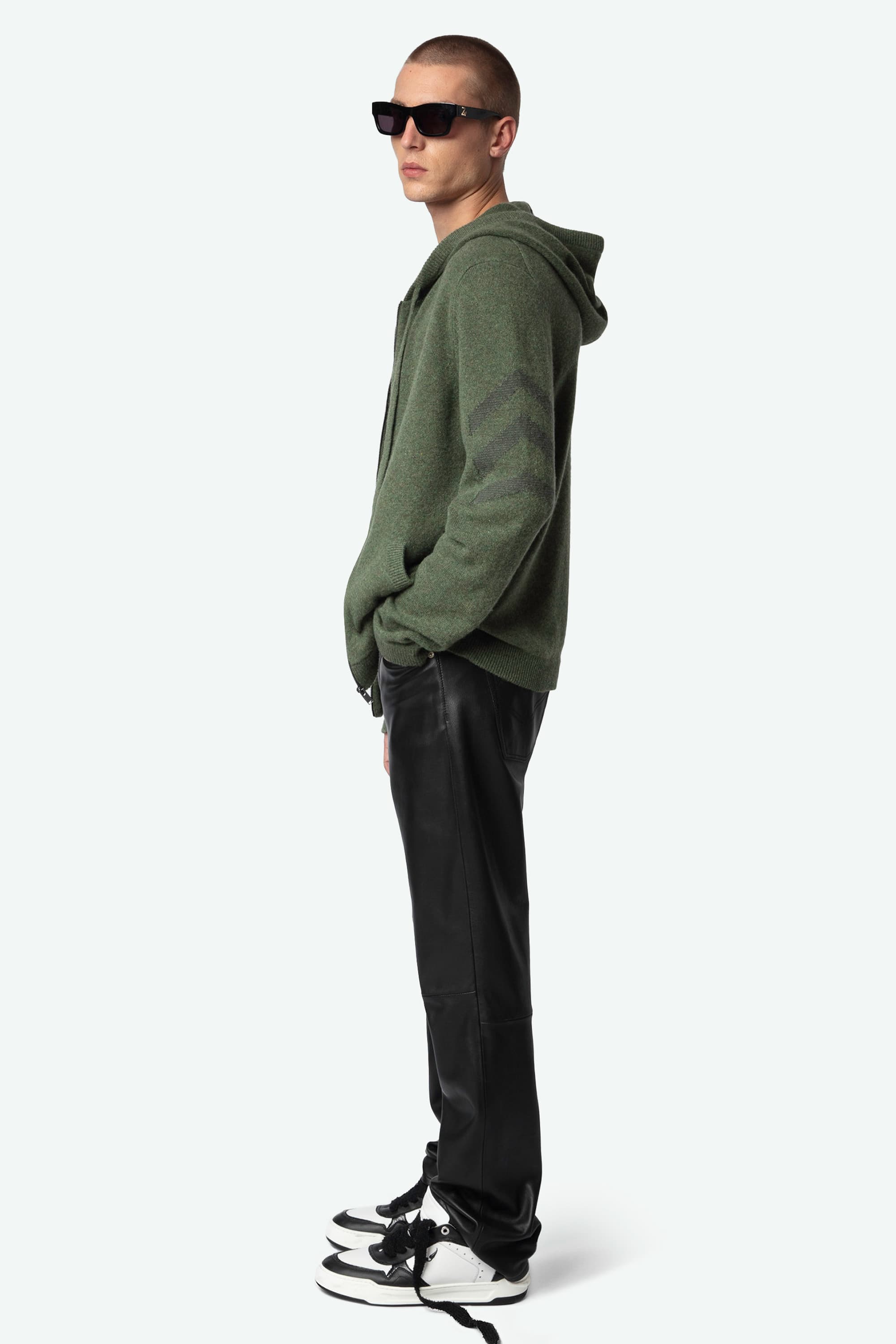 Clash Arrow Cashmere Cardigan