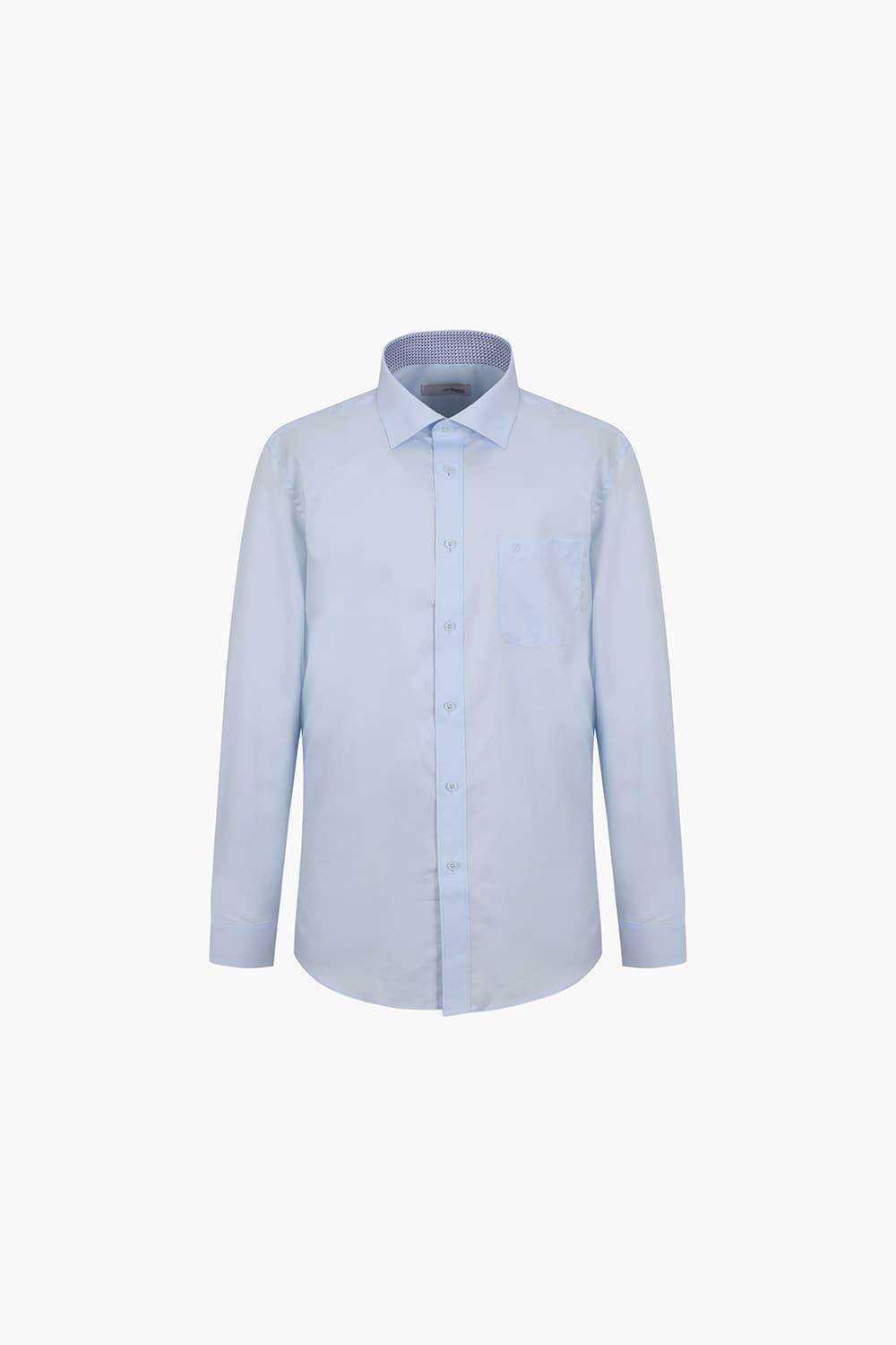 트윌 배색 162 비즈니스 셔츠 블루 SE4SM11LS162SBU