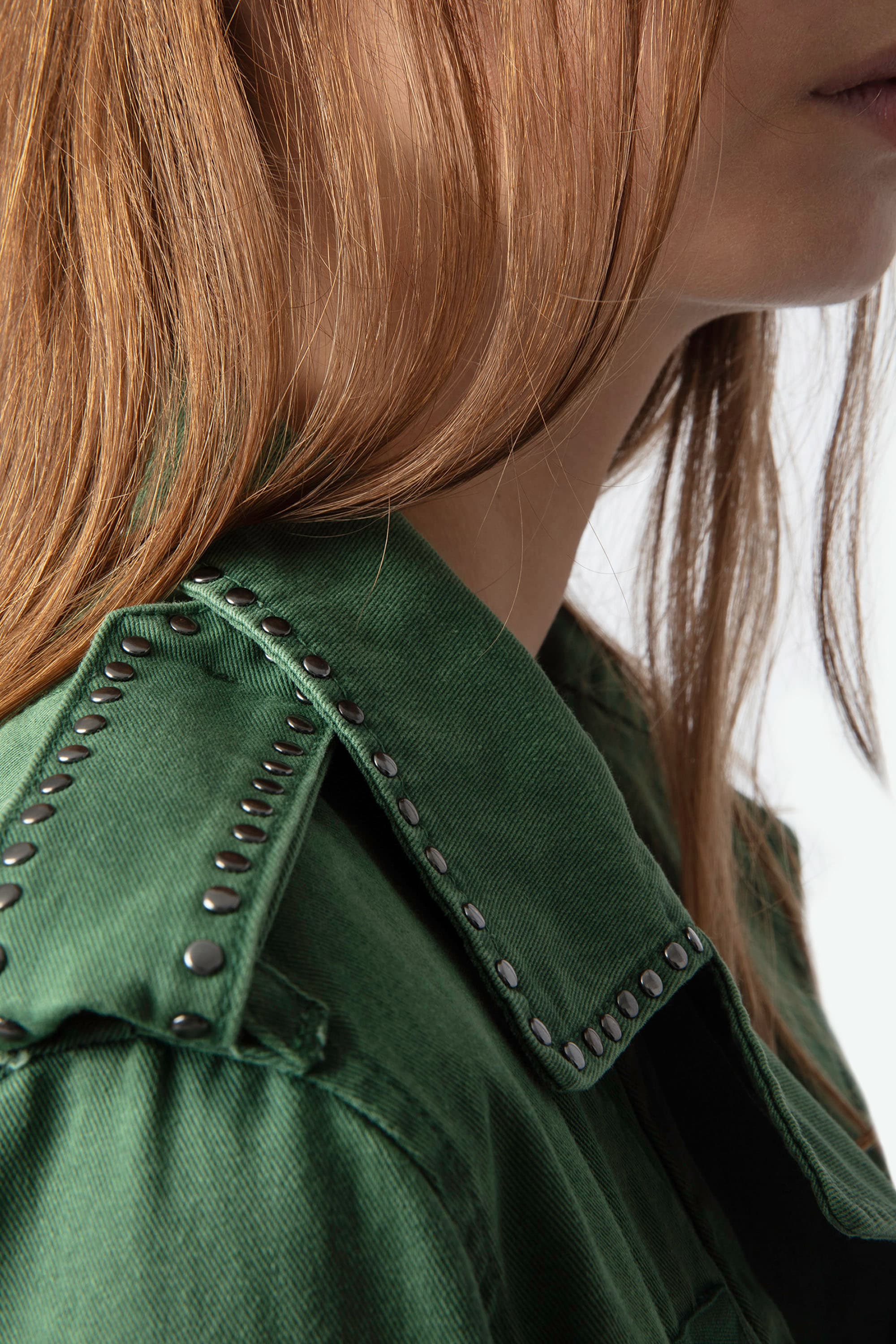 Klimi Cotton Stud Jacket