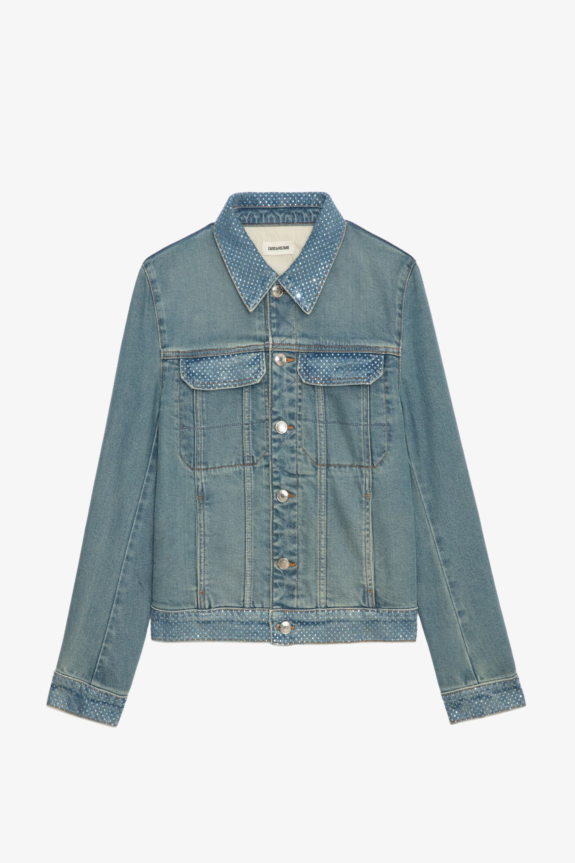 Kioky Strass Denim Jacket