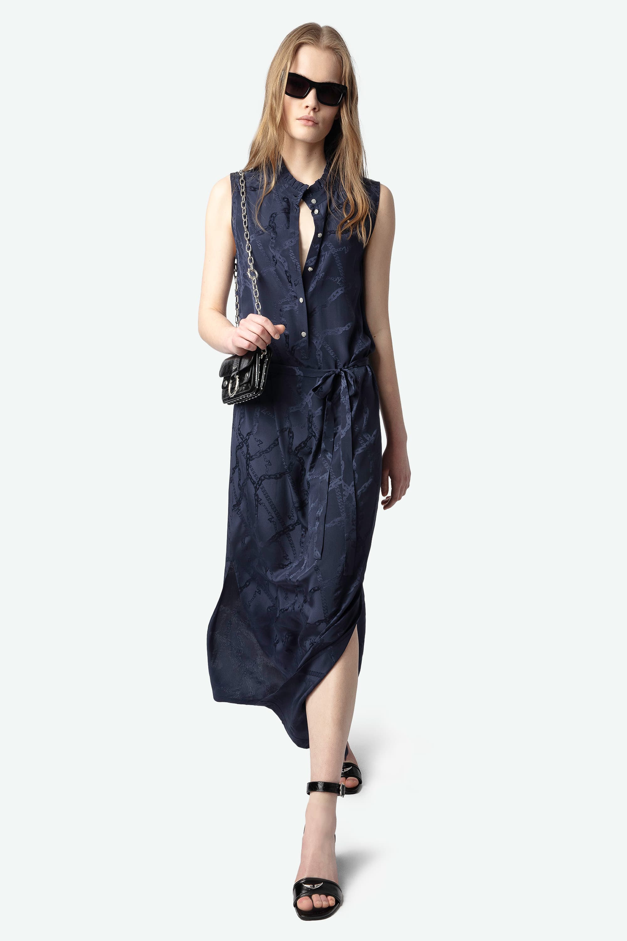 Raosi Chain Silk Dress