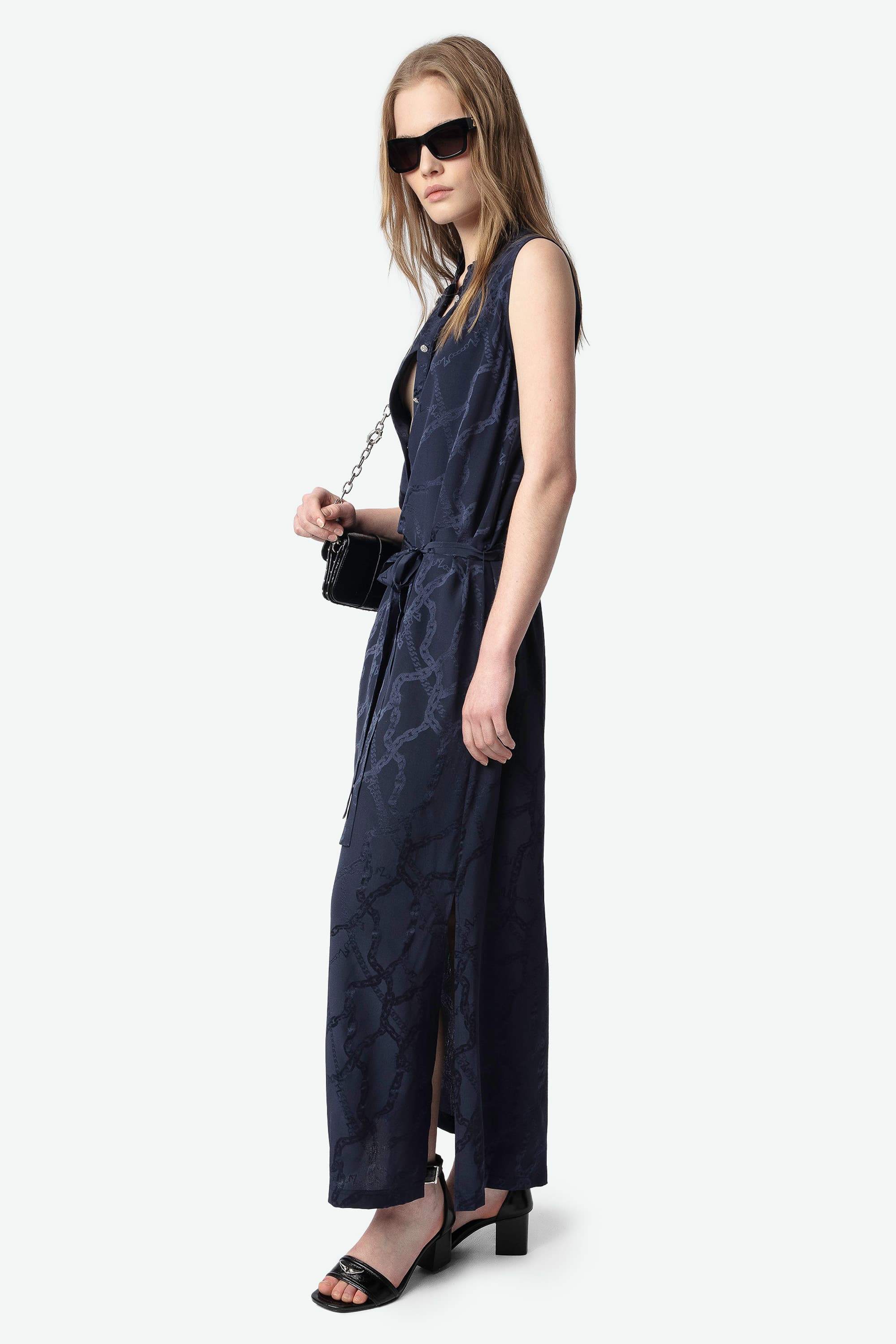 Raosi Chain Silk Dress