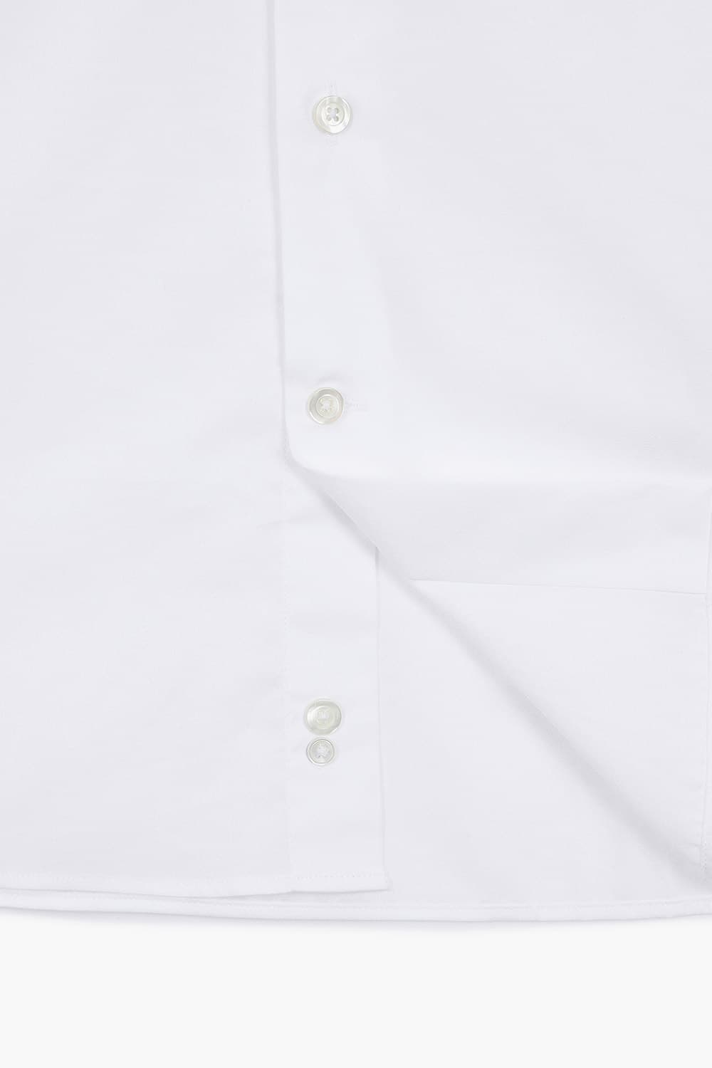 BEAULIEU 코튼 베이직 와이드 카라 셔츠 BE160P544401