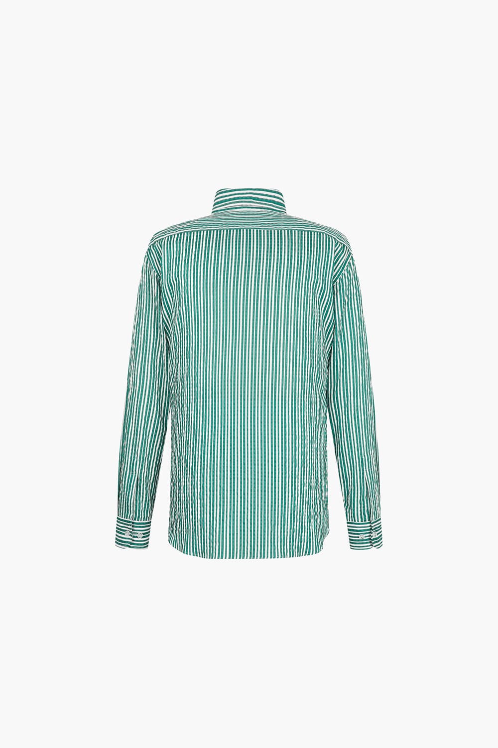 시어서커 스트라이프 324 컴포터블 셔츠 그린 SE5SM21LS324SGE