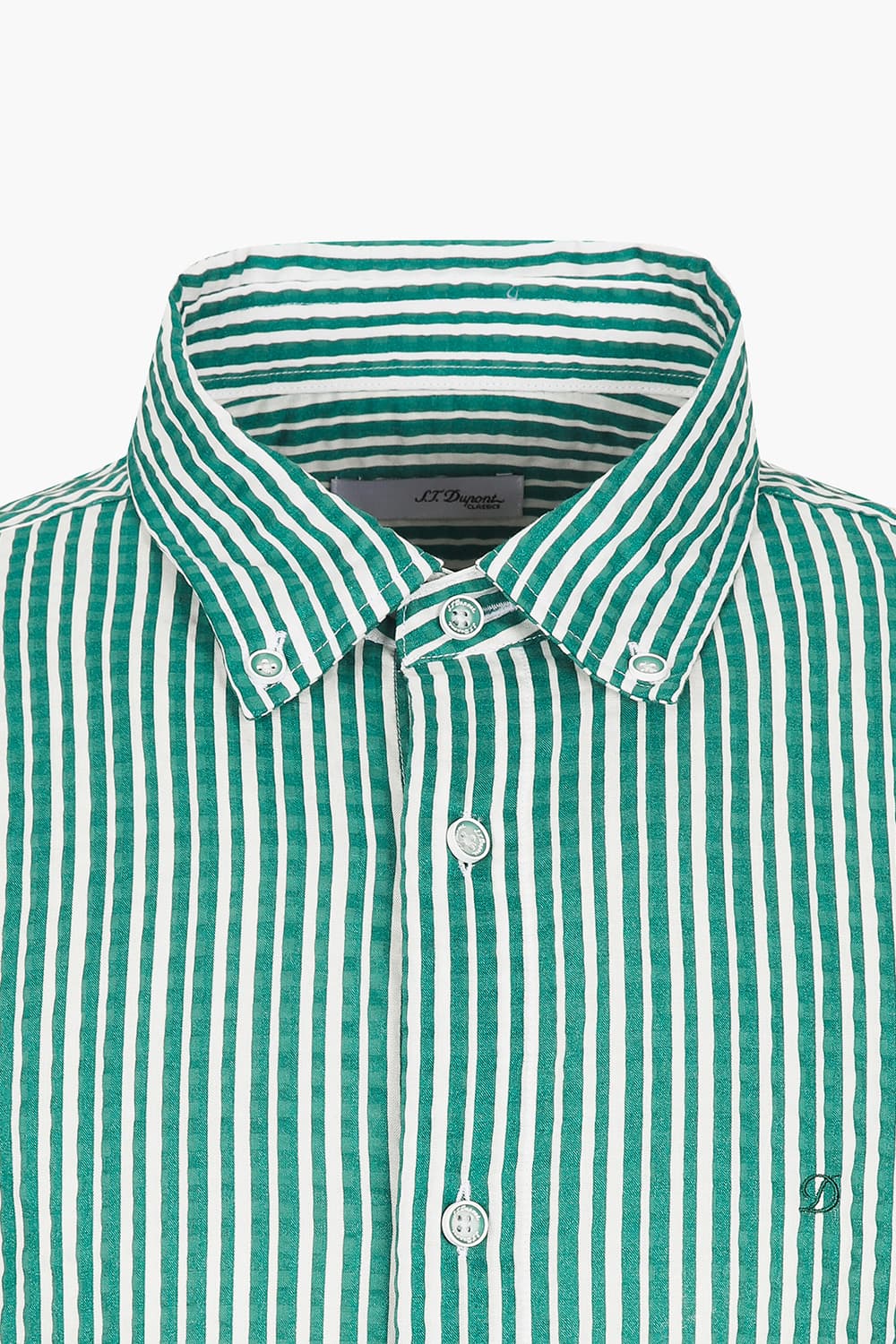 시어서커 스트라이프 324 컴포터블 셔츠 그린 SE5SM21LS324SGE