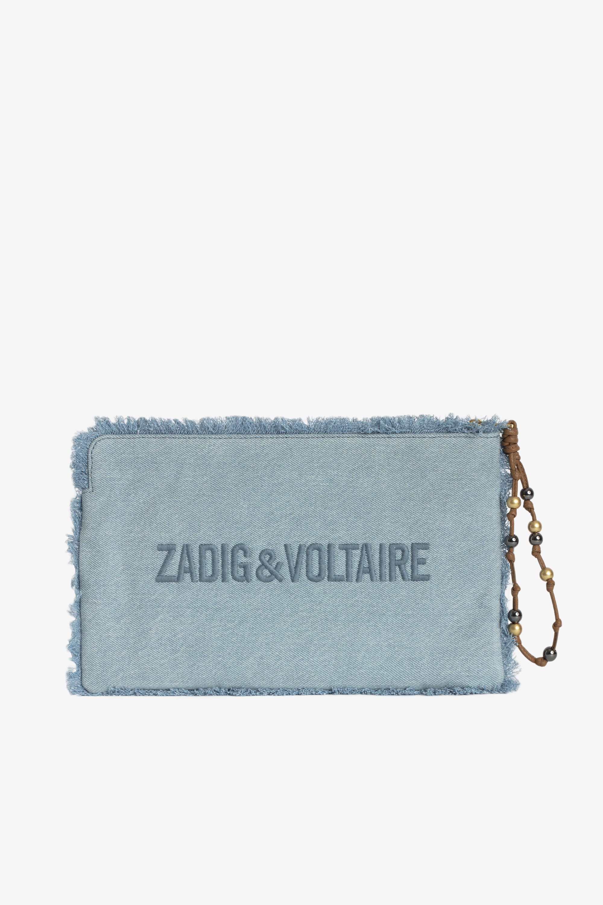 Angel Denim Clutch