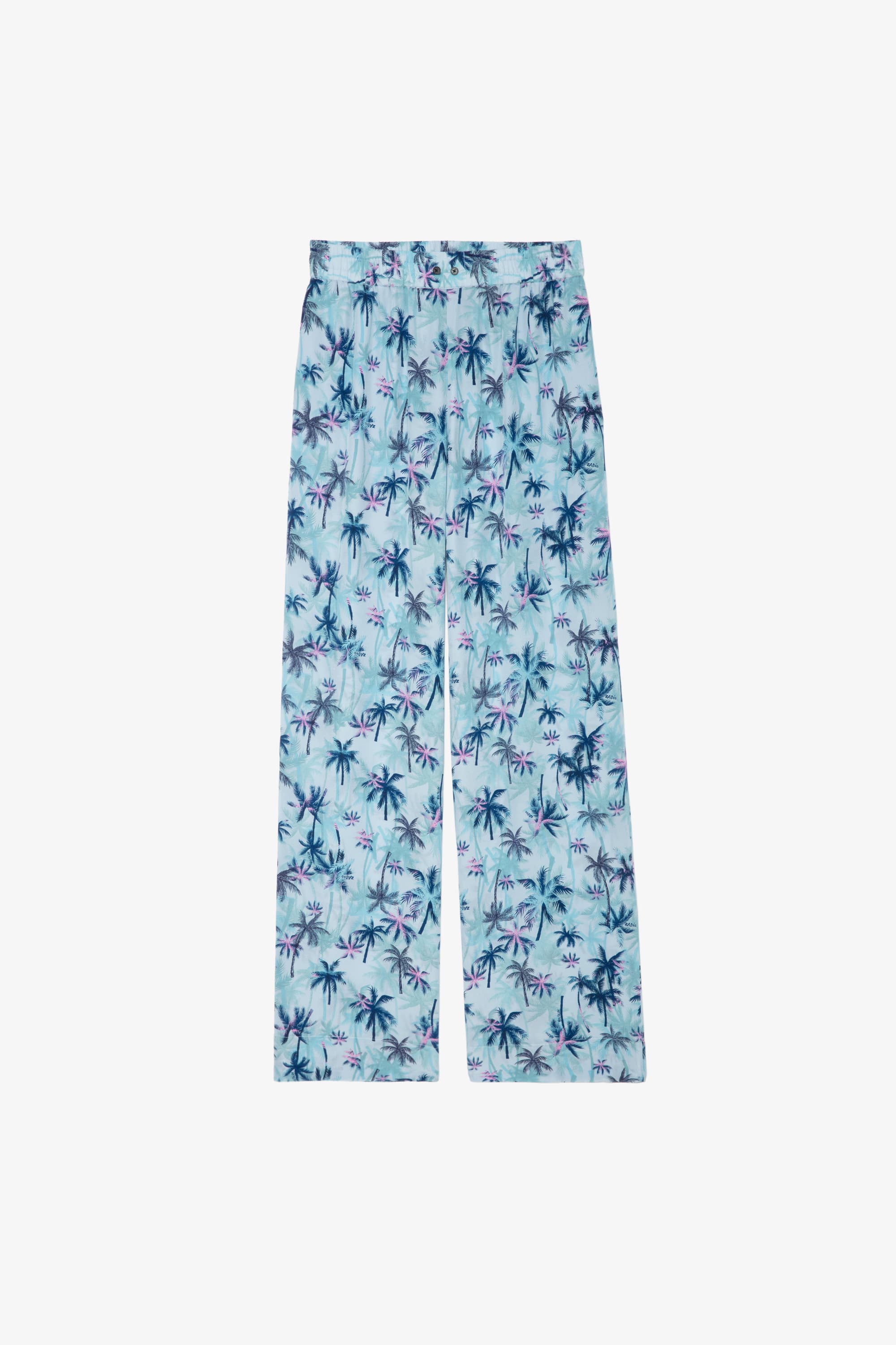 Pin Palm Silk Pants