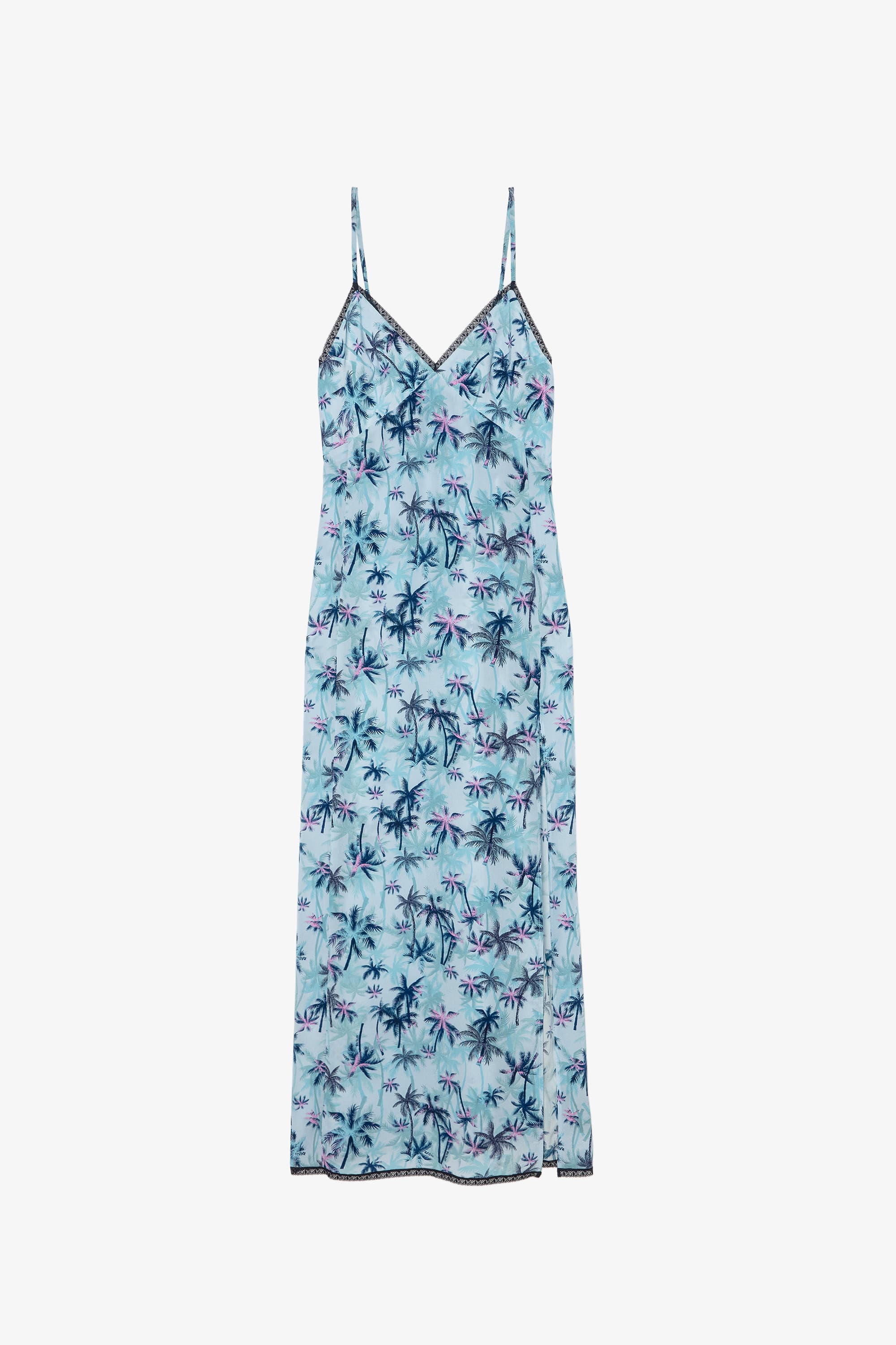 Ramelil Palm Silk Dress