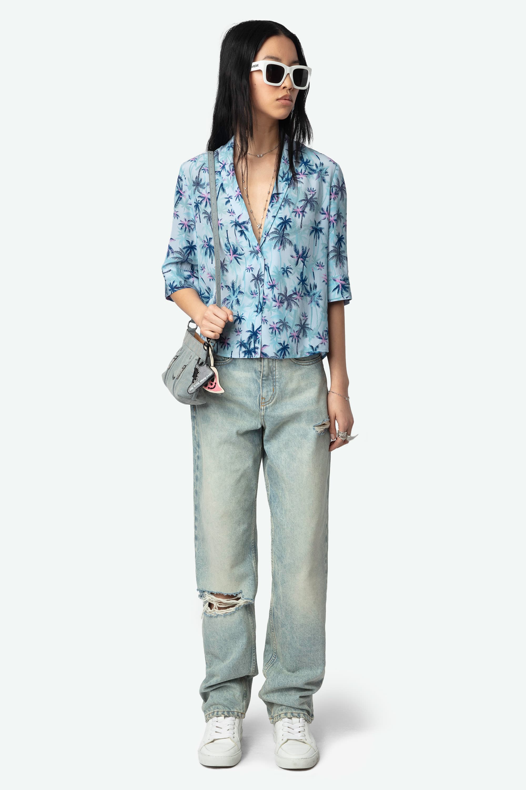 Telmos Palm Silk Shirt