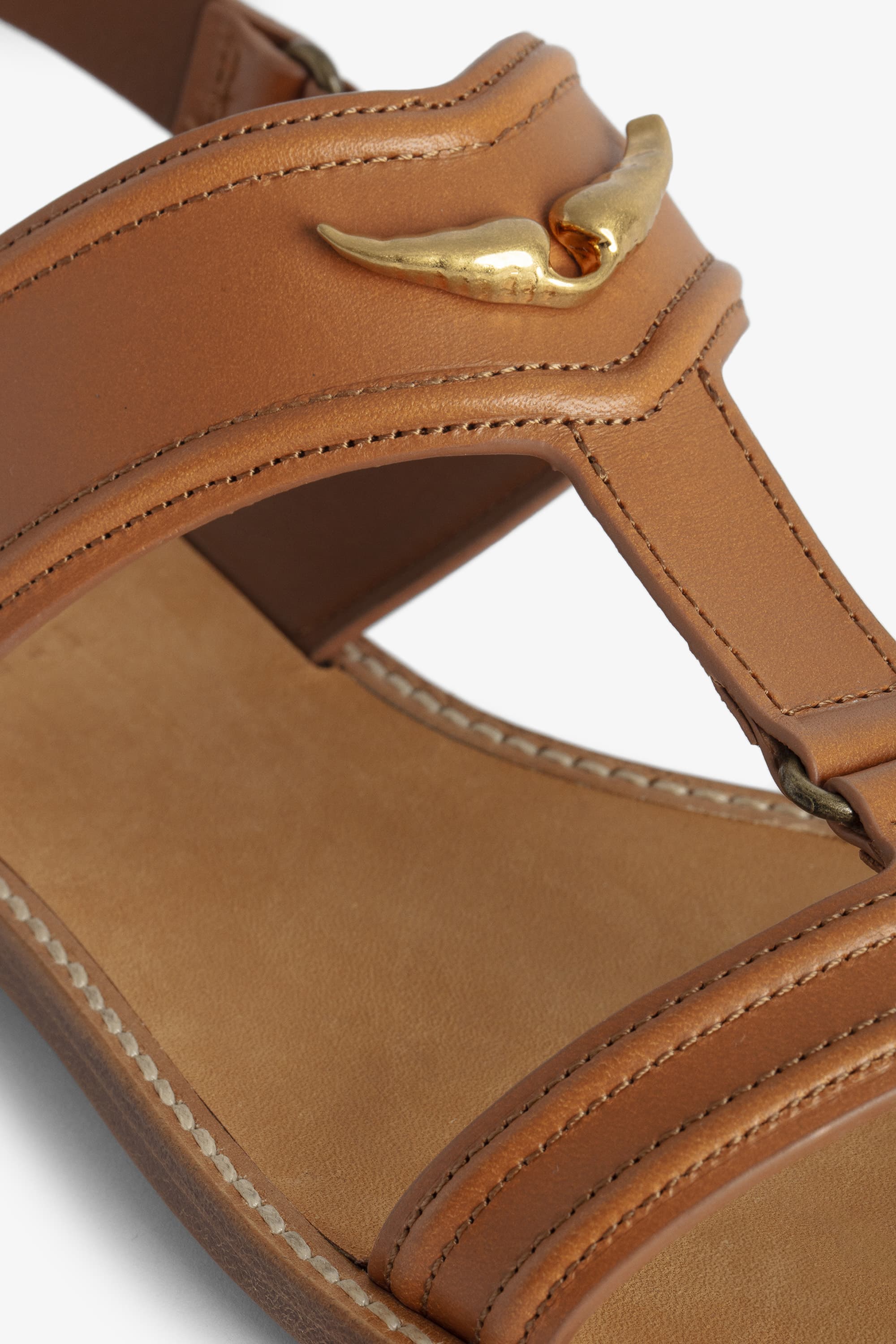 Caprese Wings Leather Sandals