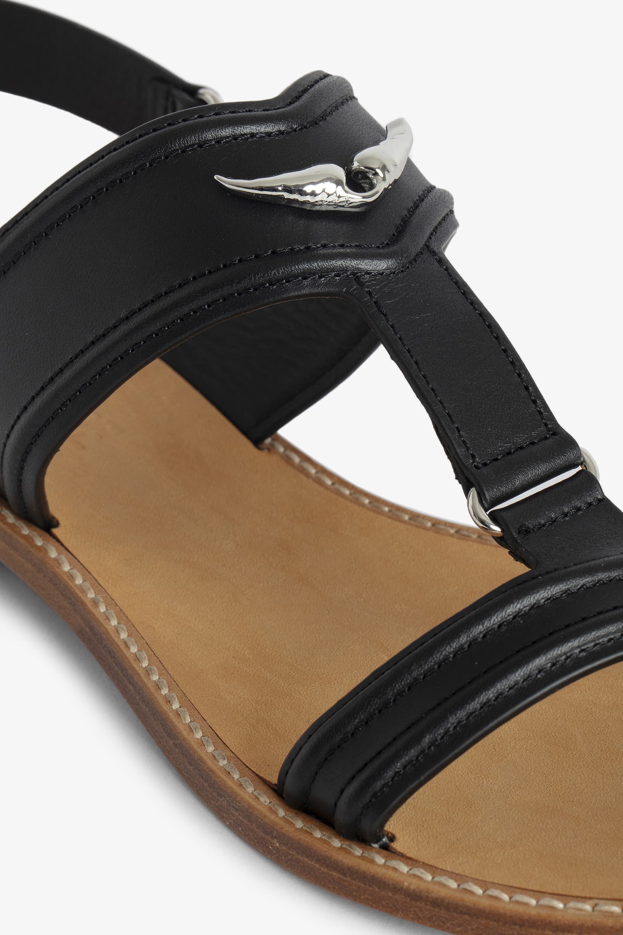 Caprese Wings Leather Sandals